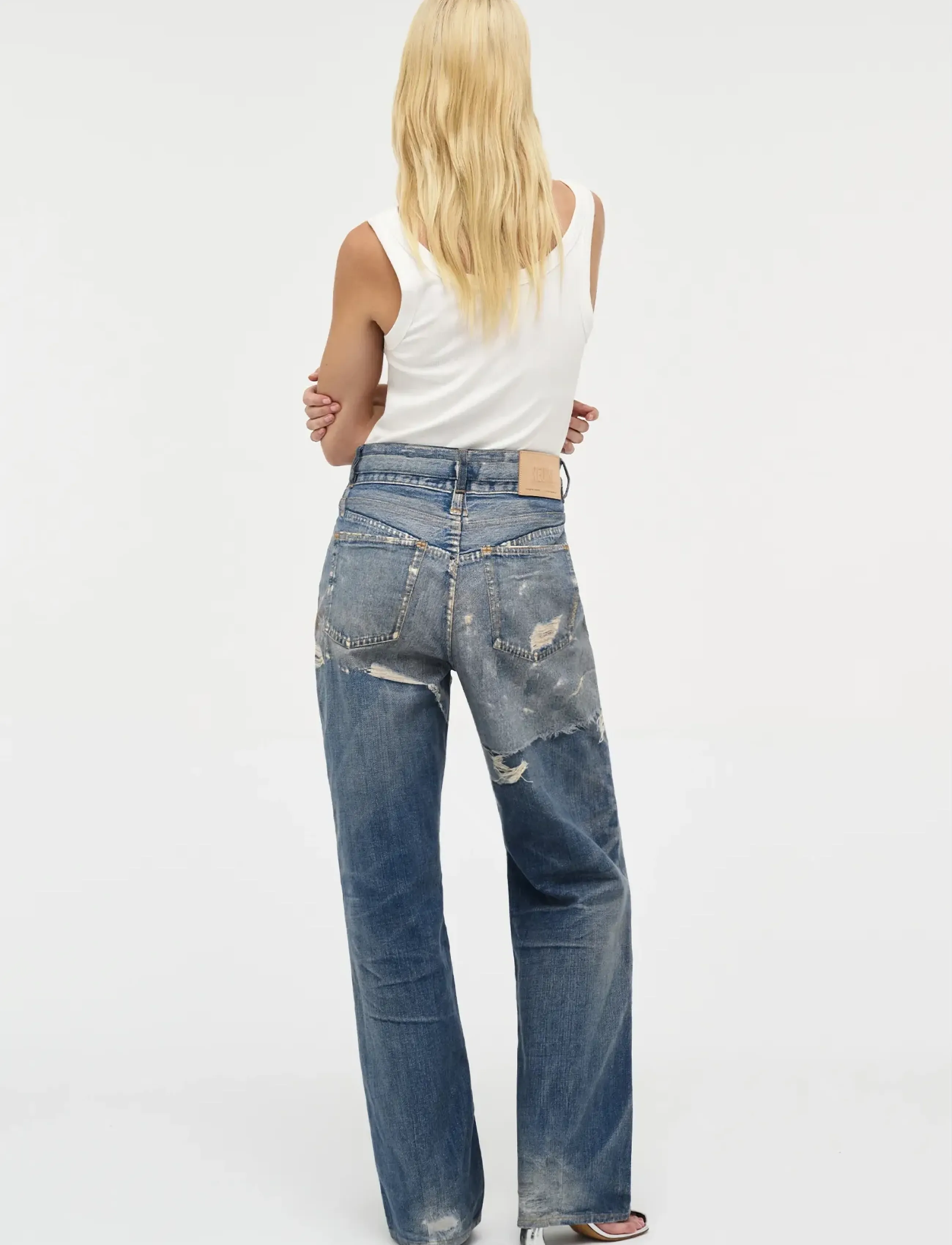 NEUW - COCO RELAXED DIGITAL SUMMERMID VINTAGE INDIGO - vida jeans - blue - 4