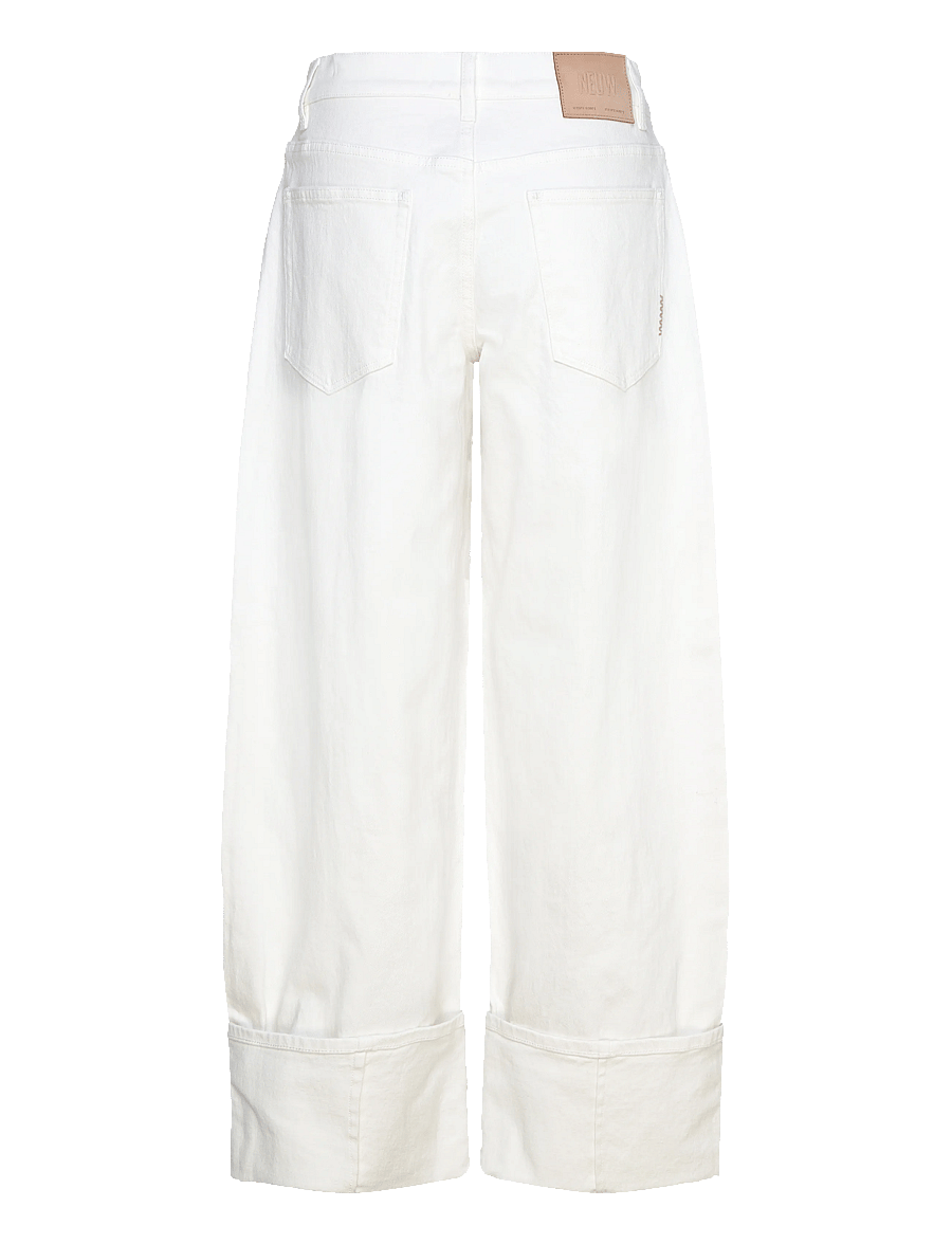 NEUW - NANCY BARREL WHITEWHITE - laia säärega teksad - white - 2