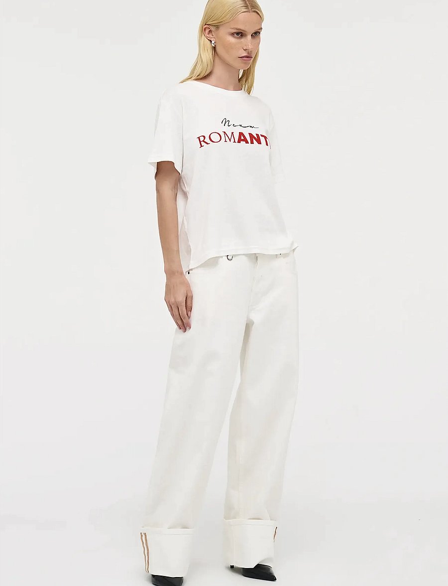 NEUW - NANCY BARREL WHITEWHITE - laia säärega teksad - white - 3