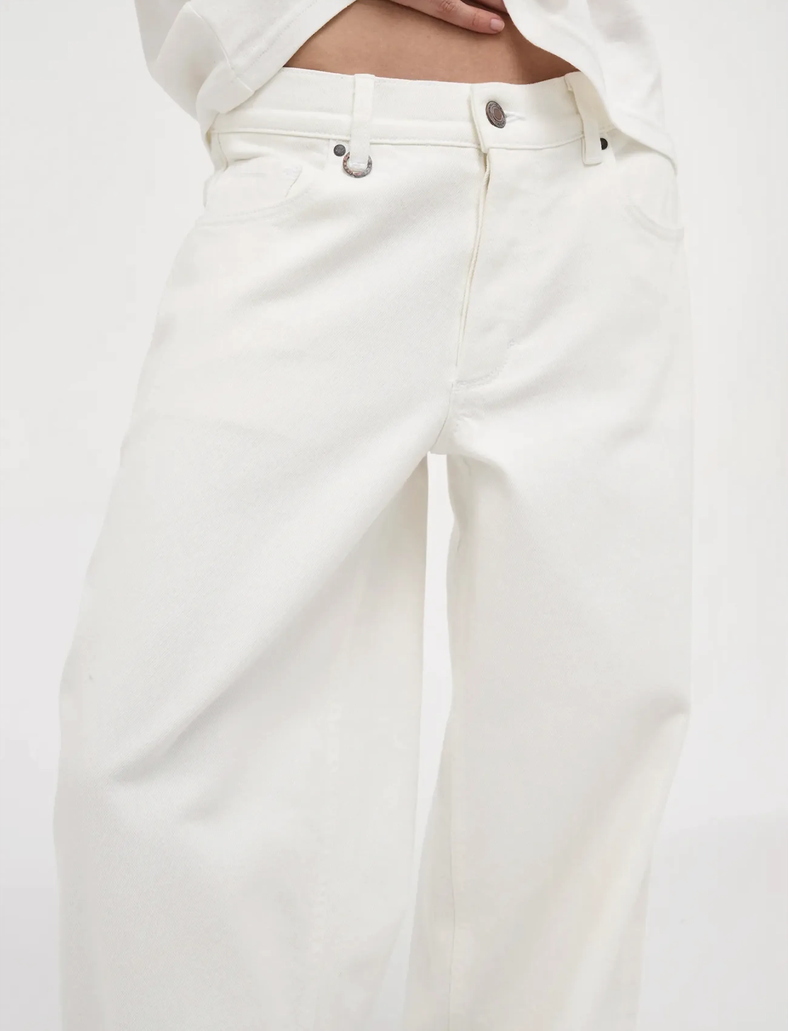 Neuw Nancy Barrel Whitewhite vida jeans dam – bild 5