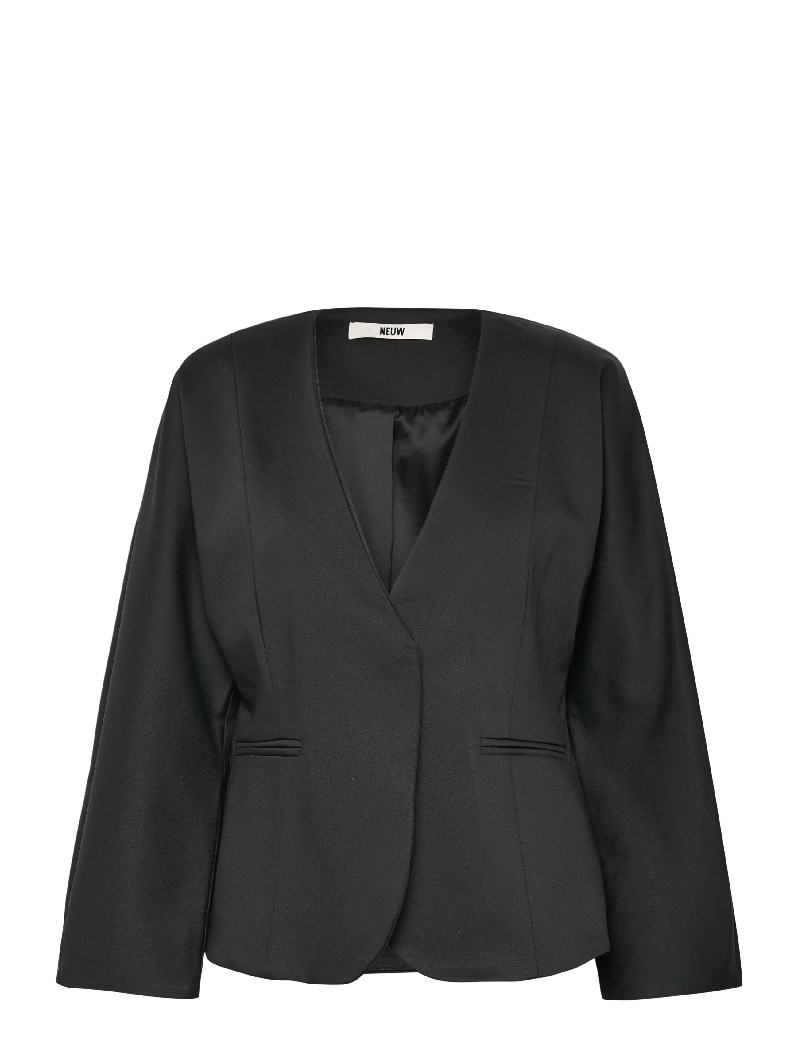 NEUW SCULPT SCUBA JACKETBLACK - Blazere - BLACK / black