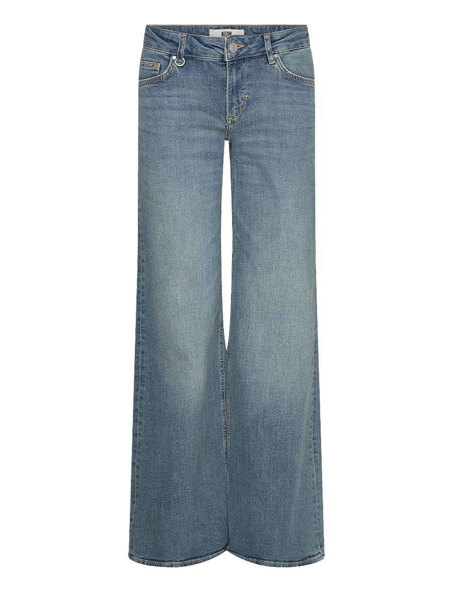 NEUW - EVA LOW VIEW MID VINTAGE INDIGO - schlaghosen - blue - 1