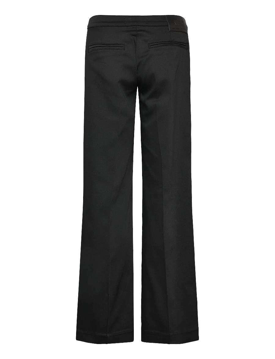 NEUW - EVA LOW SCUBA BLACKBLACK - raka byxor - black - 2