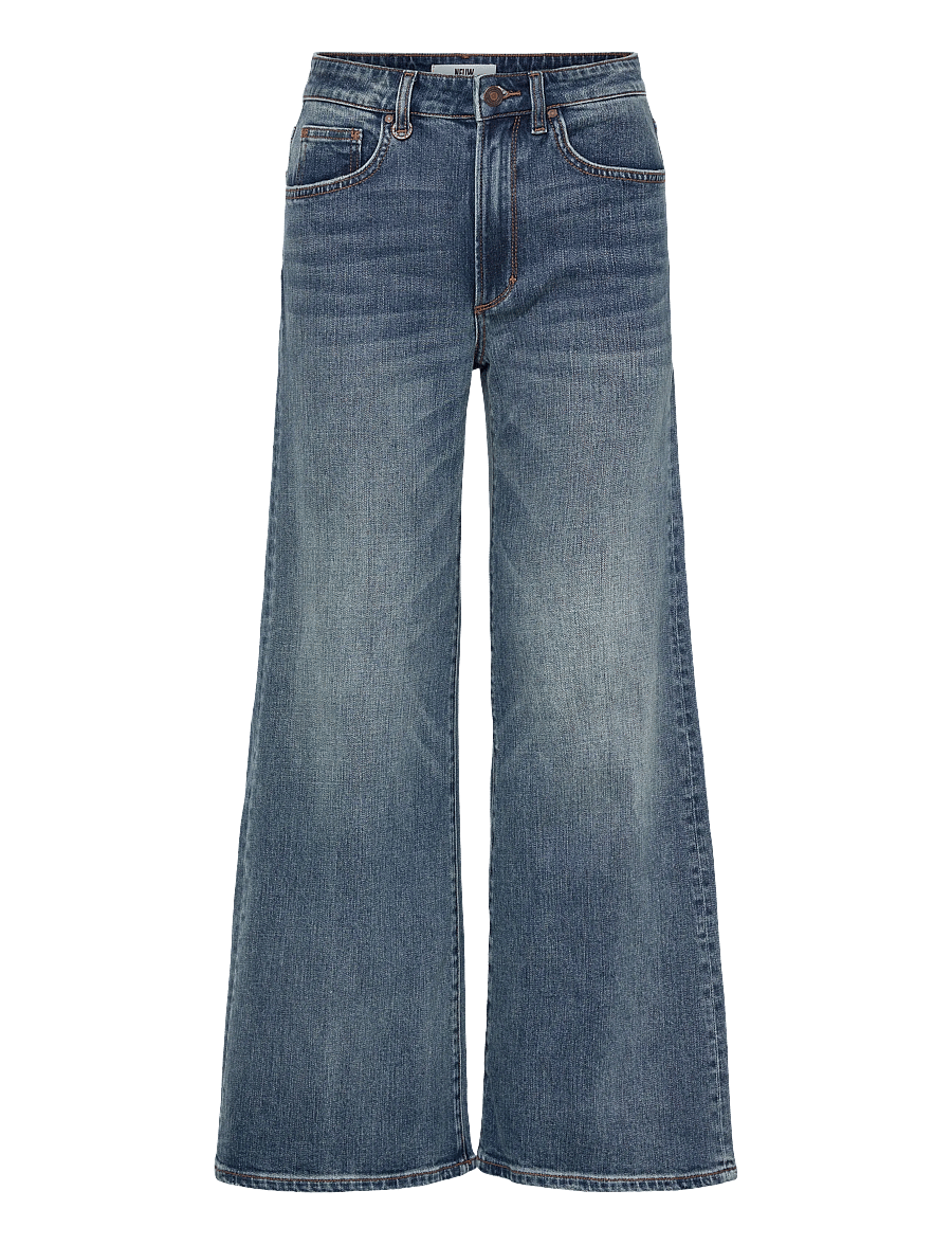 NEUW - EVA WIDE HEDIDARK VINTAGE INDIGO - hosen mit weitem bein - blue - 1