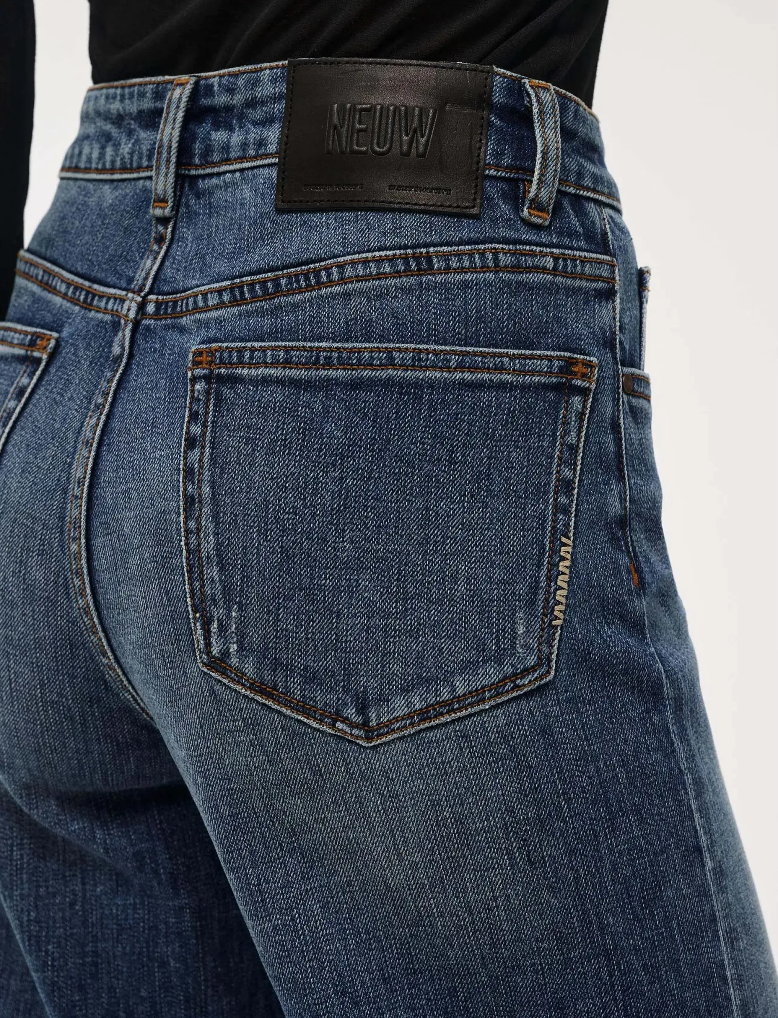 NEUW - EVA WIDE HEDIDARK VINTAGE INDIGO - laia säärega teksad - blue - 5