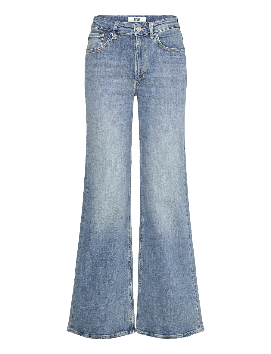 NEUW - EVA WIDE VIEWMID VINTAGE INDIGO - jeans évasés - blue - 1