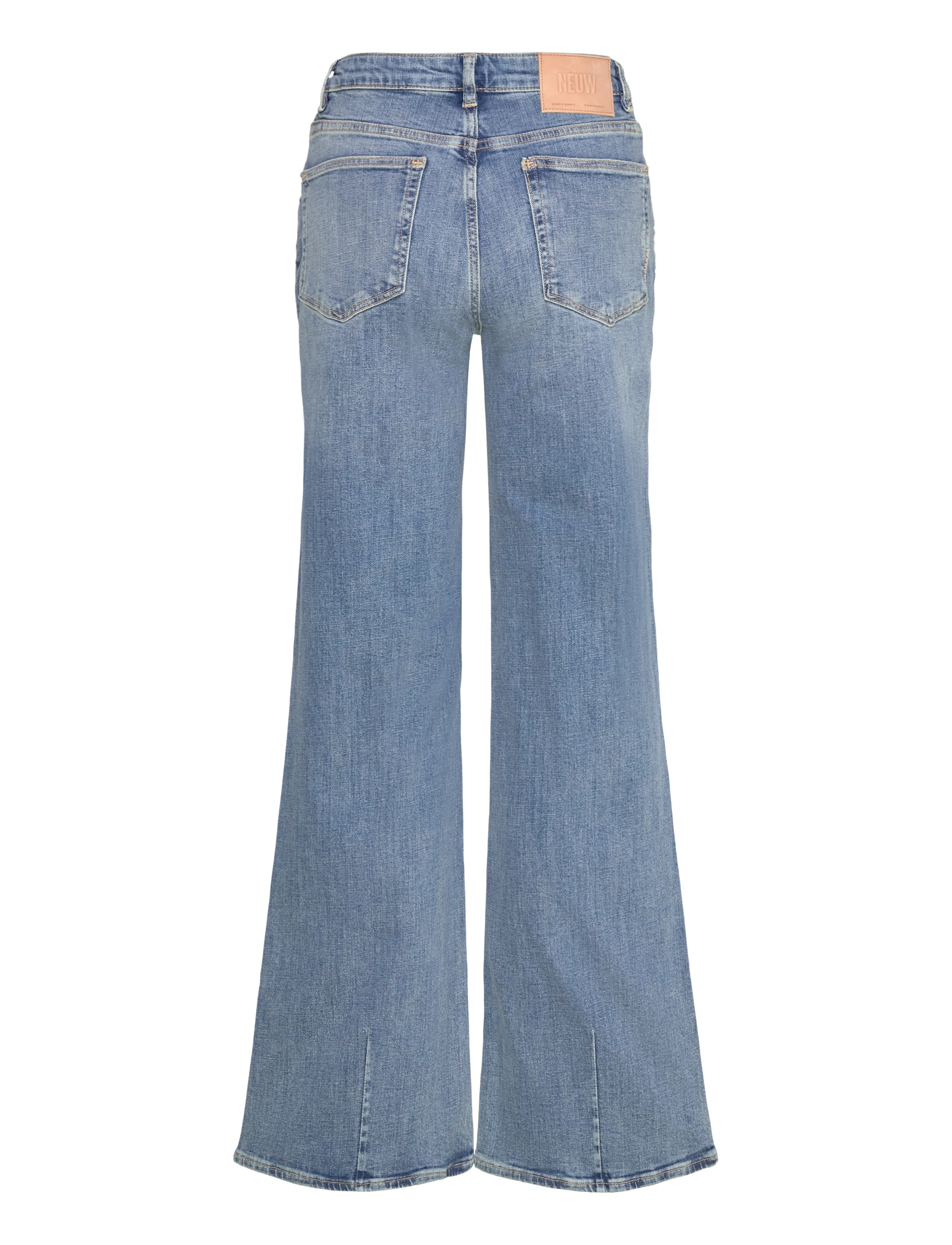 NEUW - EVA WIDE VIEWMID VINTAGE INDIGO - jeans évasés - blue - 2