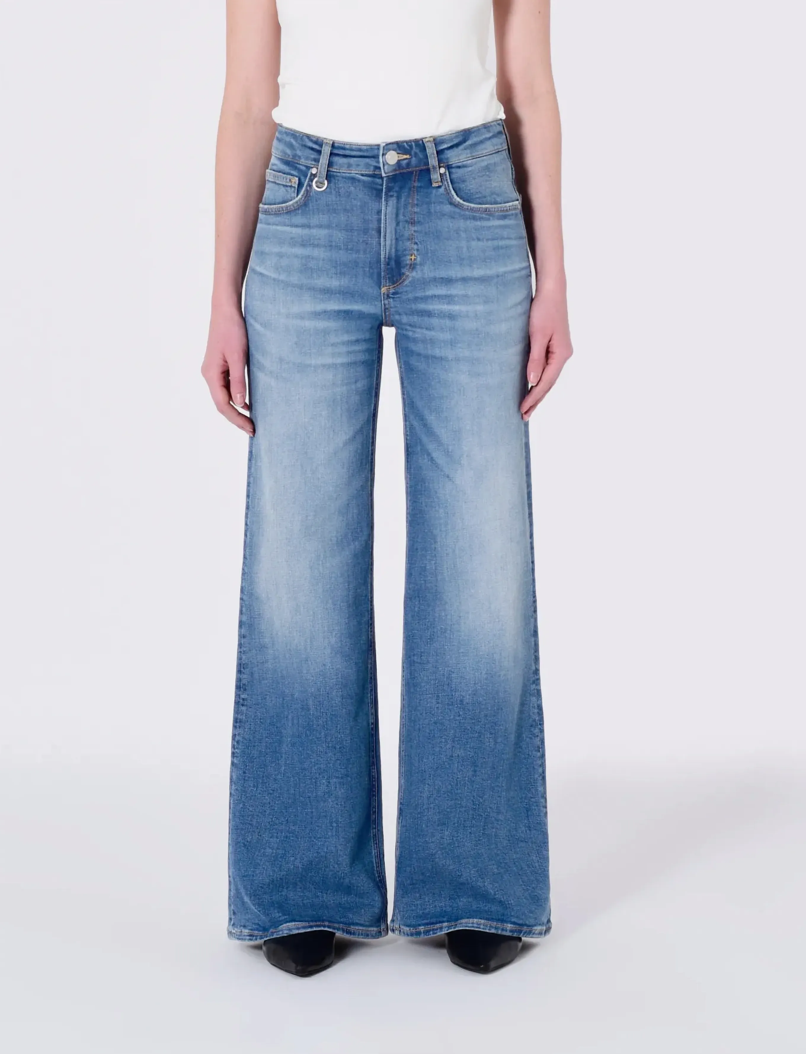 NEUW EVA WIDE VIEWMID VINTAGE INDIGO - Riided - BLUE / blue