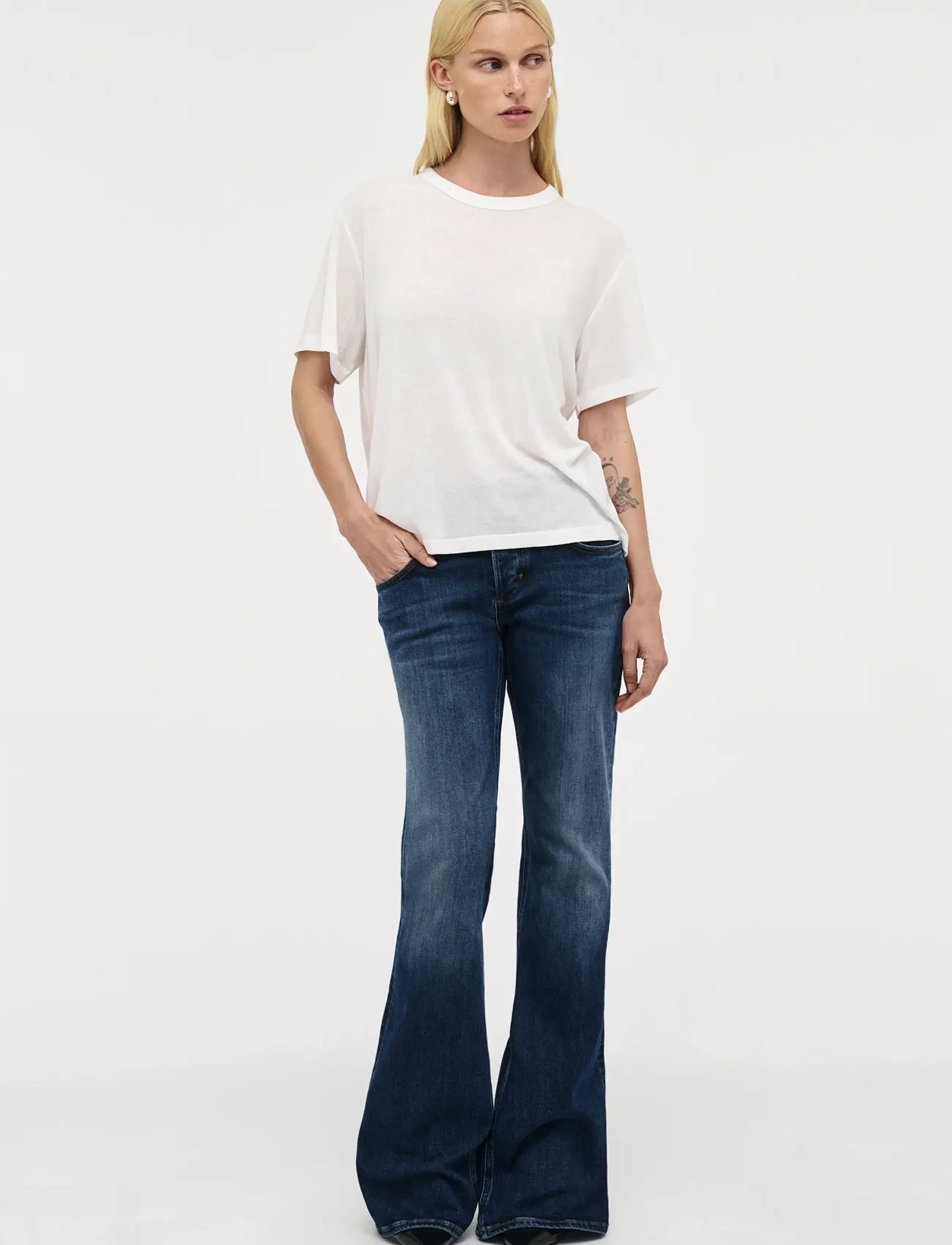 NEUW HANNE BELL CELINEDARK VINTAGE INDIGO - Transitional Layering - BLUE / blue