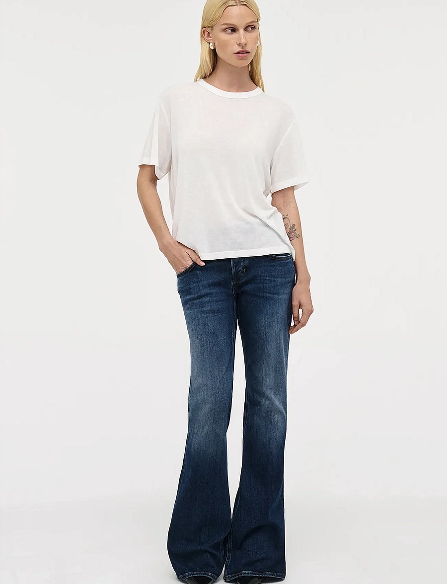 NEUW - HANNE BELL CELINEDARK VINTAGE INDIGO - flared jeans - blue - 0