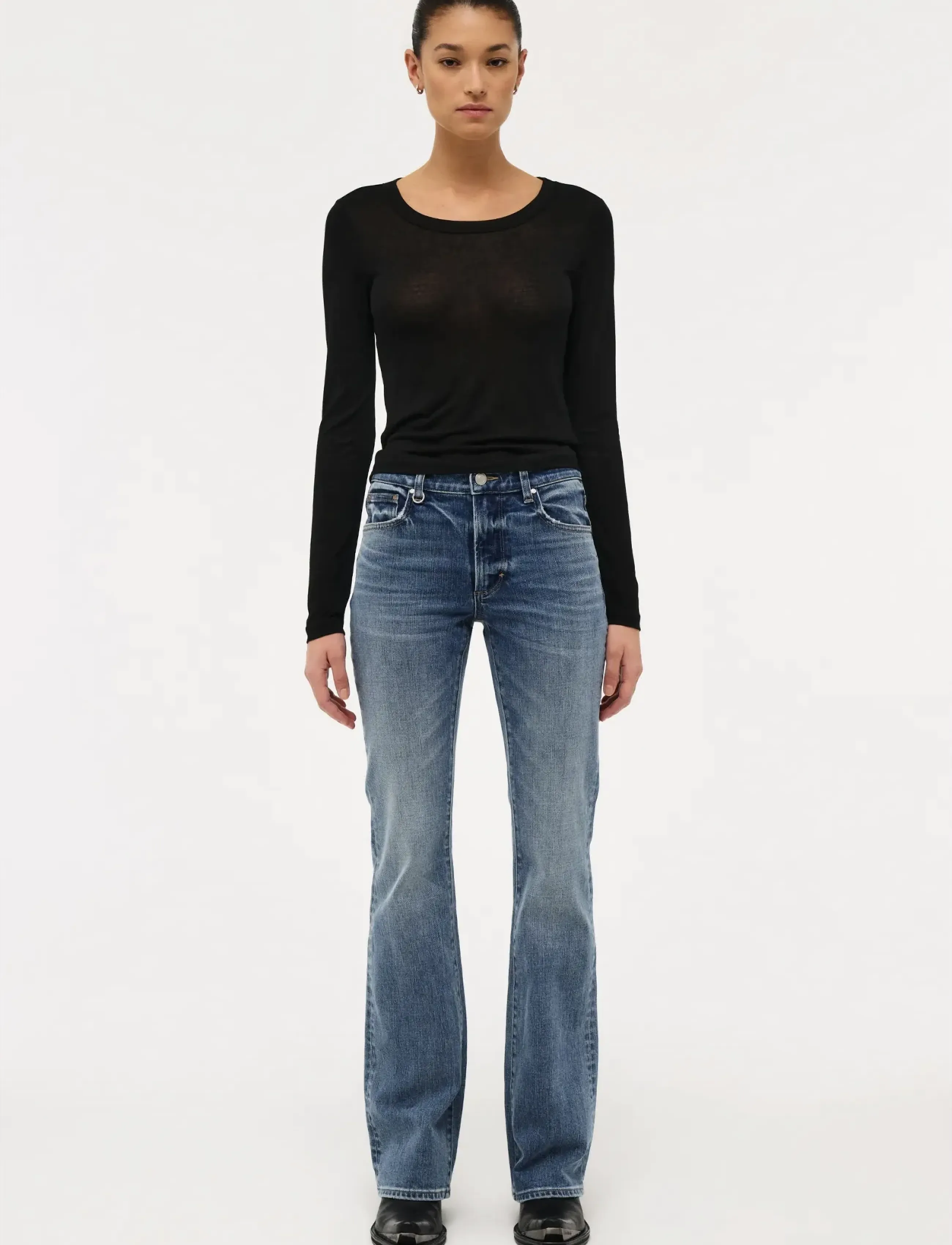 NEUW Kara Boot Incitemid Vintage Indigo, 27 x 34, Blue, Jeans > Boot Cut, Dame
