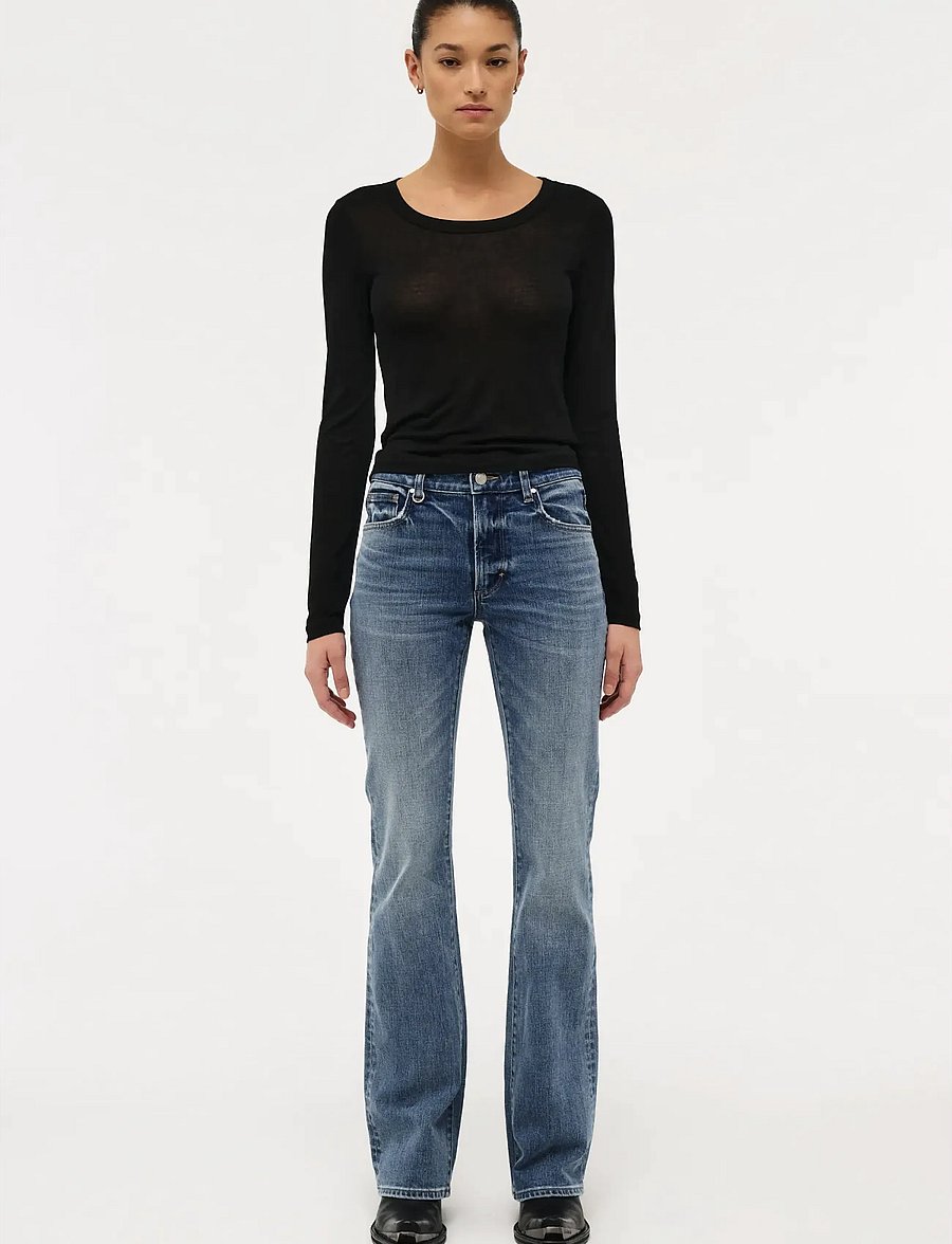 NEUW - KARA BOOT INCITEMID VINTAGE INDIGO - bootcut jeans - blue - 0