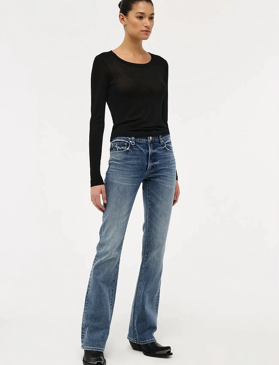 NEUW - KARA BOOT INCITEMID VINTAGE INDIGO - bootcut jeans - blue - 3