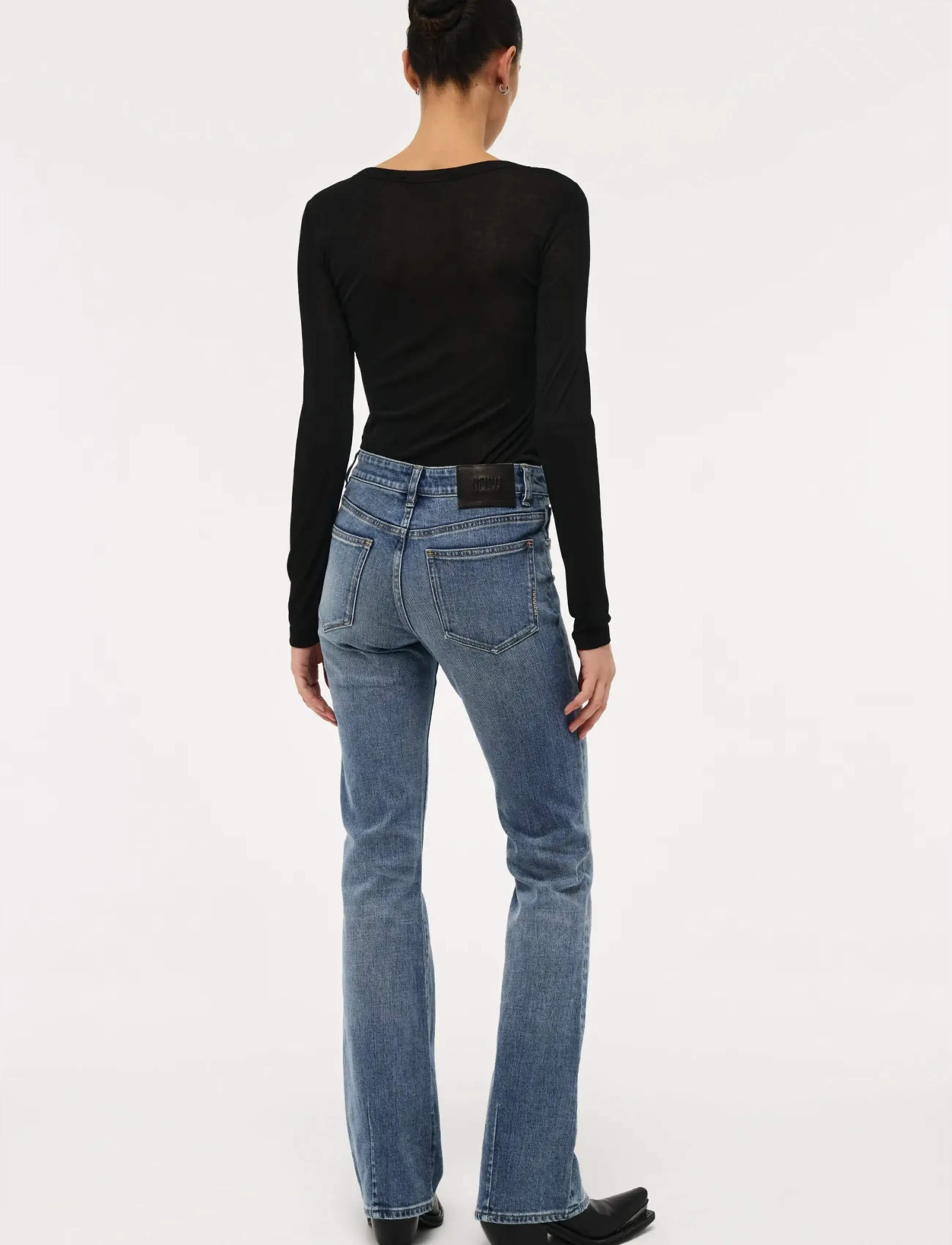 NEUW - KARA BOOT INCITEMID VINTAGE INDIGO - bootcut jeans - blue - 4
