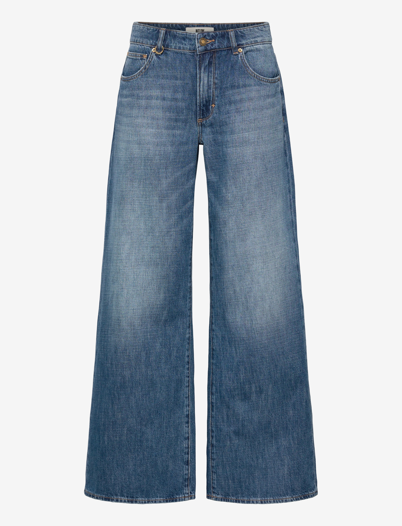 NEUW - MILLA WIDE MARSEILLEMID VINTAGE INDIGO - laia säärega teksad - blue - 1