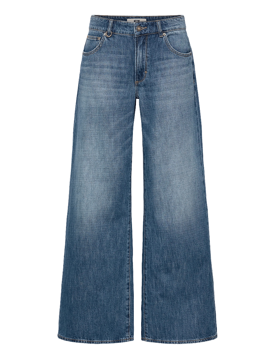 NEUW - MILLA WIDE TOULOUSEMID VINTAGE INDIGO - wide leg jeans - blue - 1