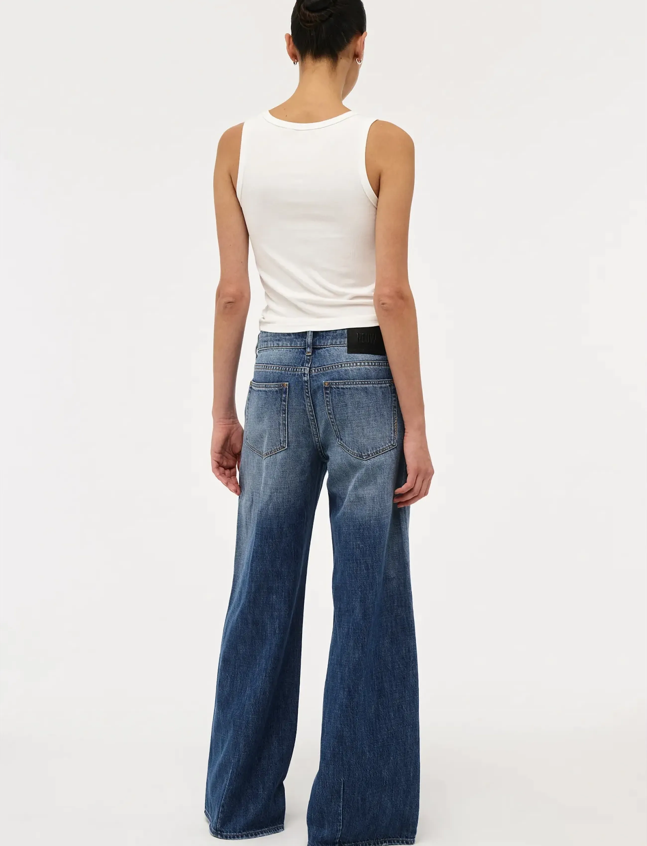 NEUW - MILLA WIDE TOULOUSEMID VINTAGE INDIGO - wide leg jeans - blue - 4