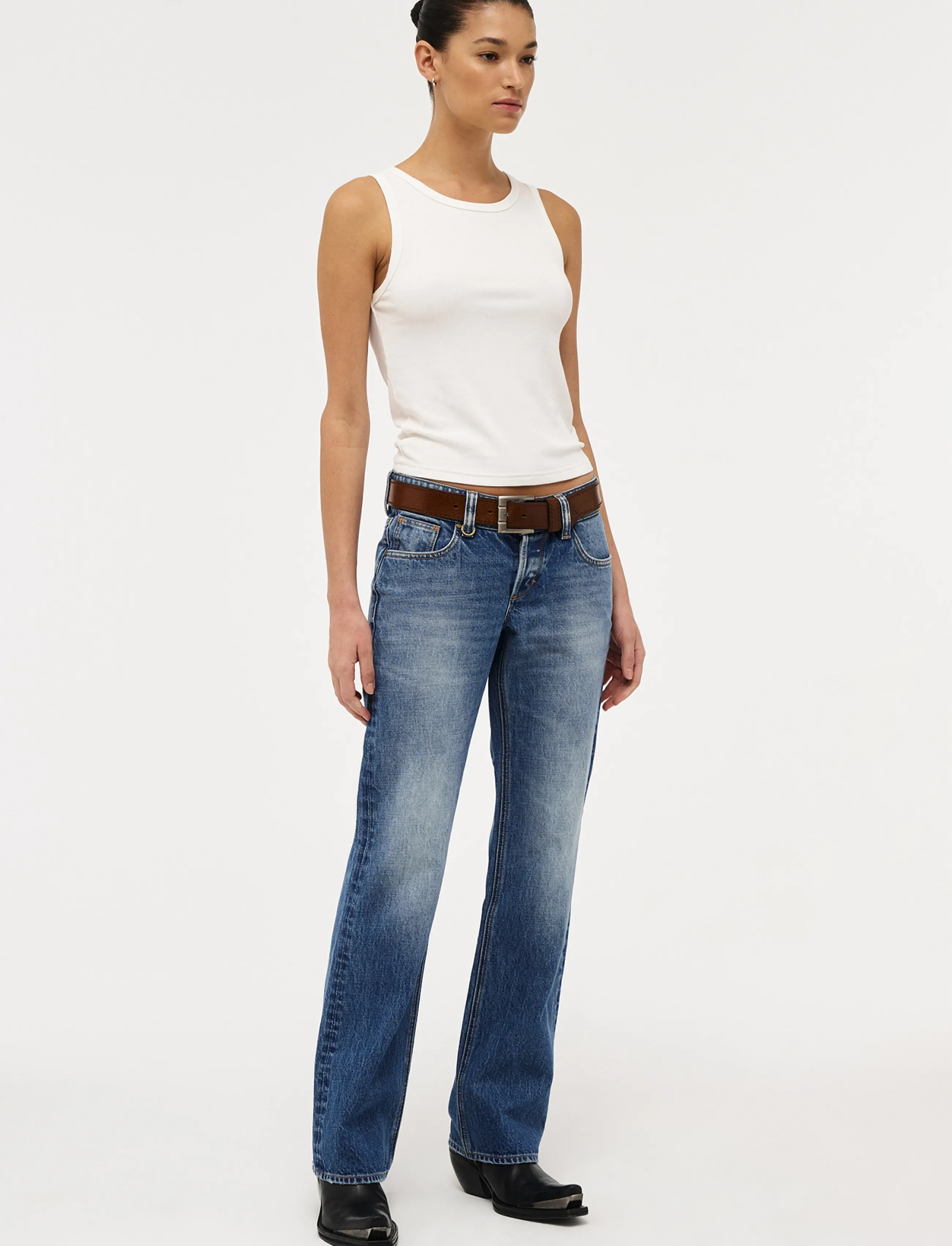 NEUW - SIENNA STRAIGHT MARSEILLEMID VINTAGE INDIGO - gerade jeans - blue - 3