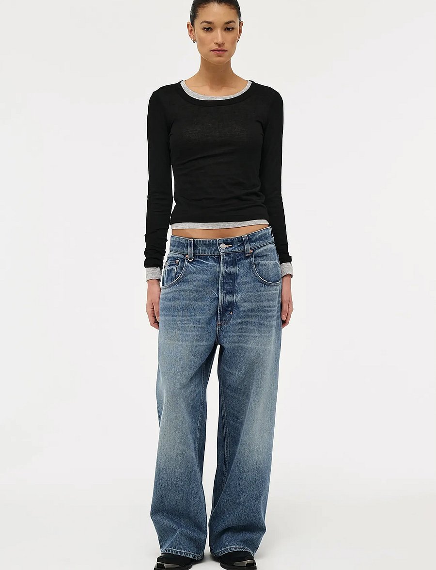 NEUW - YOKO BAGGY SOHOLIGHT VINTAGE INDIGO - vida jeans - blue - 0