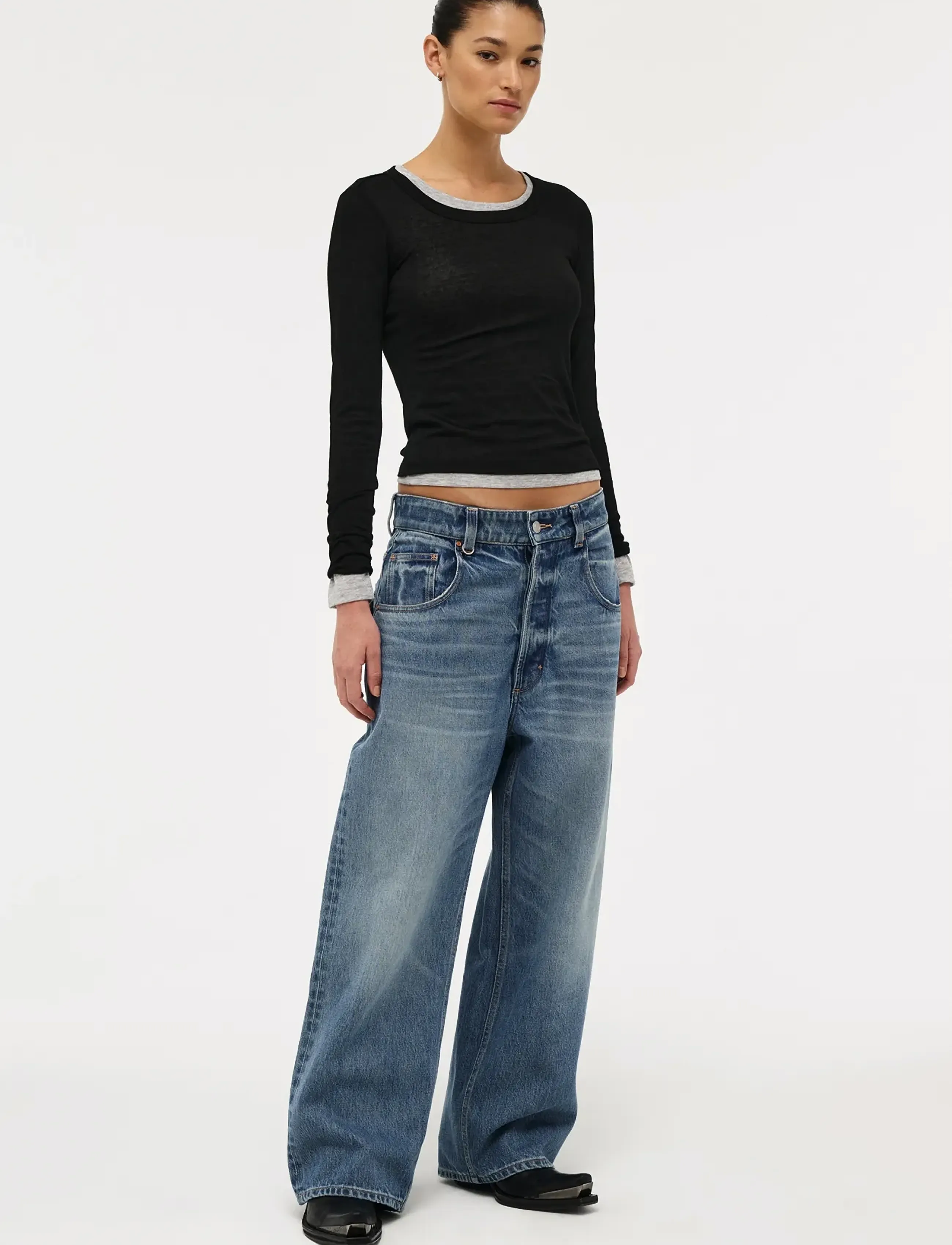 NEUW - YOKO BAGGY SOHOLIGHT VINTAGE INDIGO - vida jeans - blue - 3