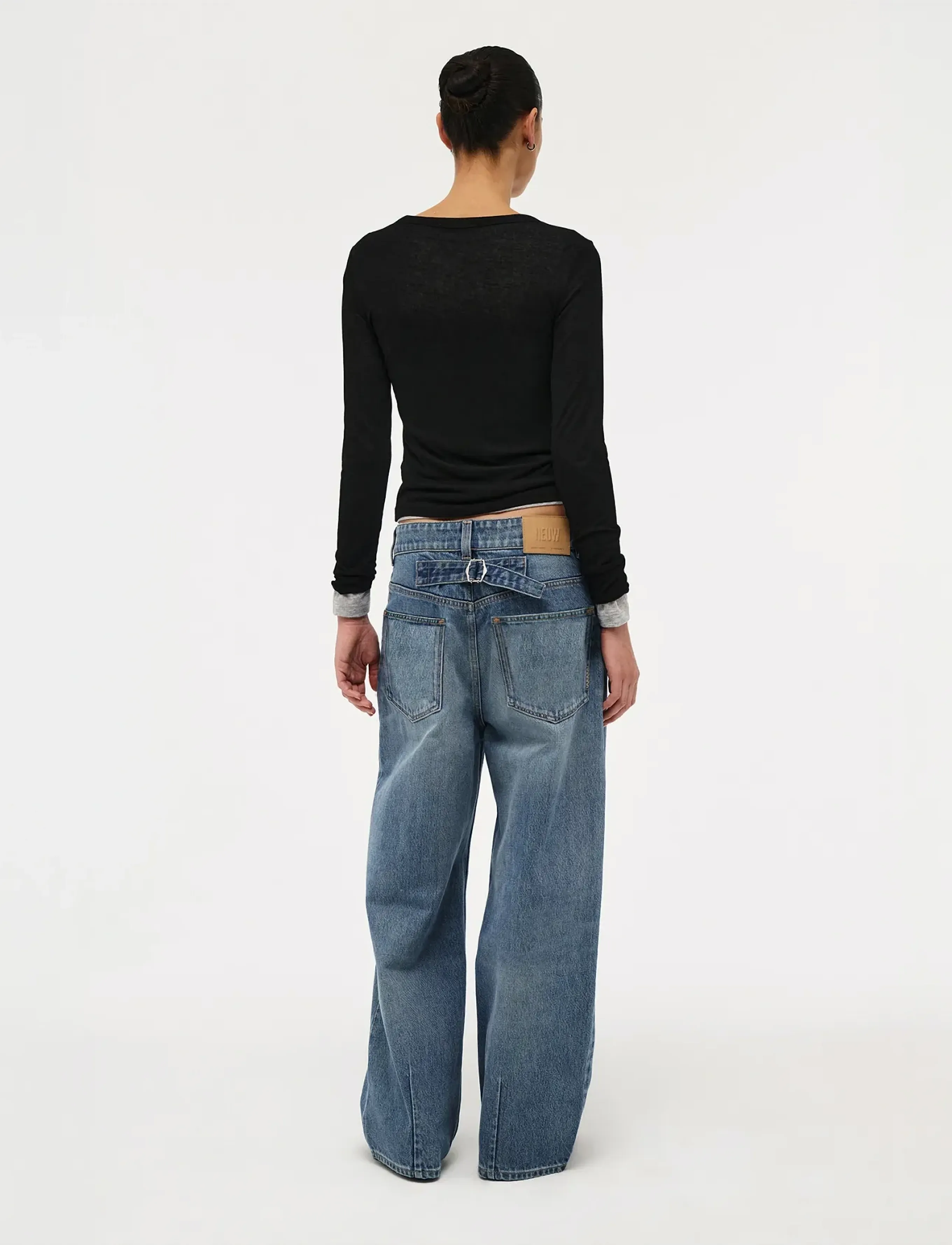 NEUW - YOKO BAGGY SOHOLIGHT VINTAGE INDIGO - vida jeans - blue - 4