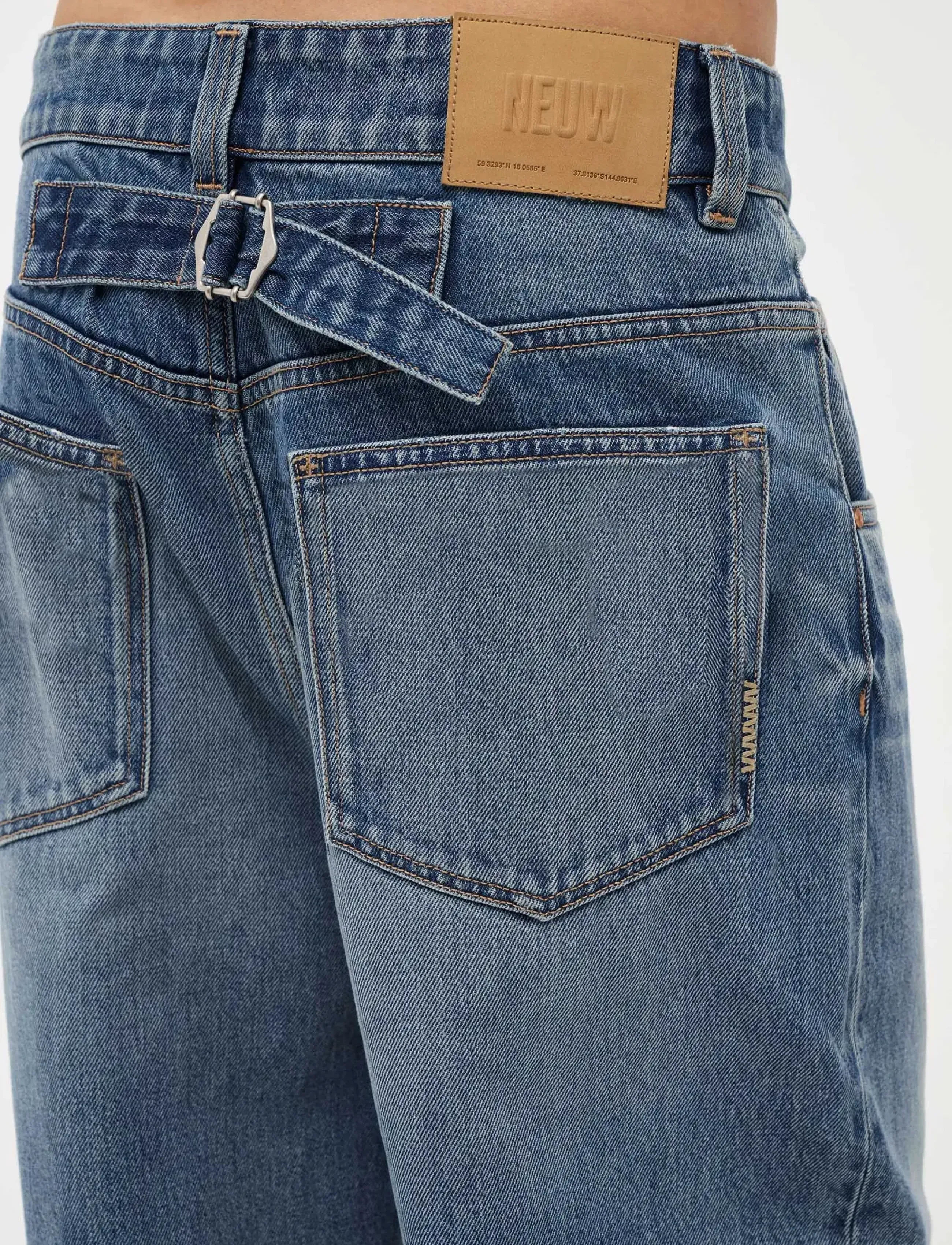 Neuw Yoko Baggy Soholight Vintage Indigo baggy jeans dam – bild 5