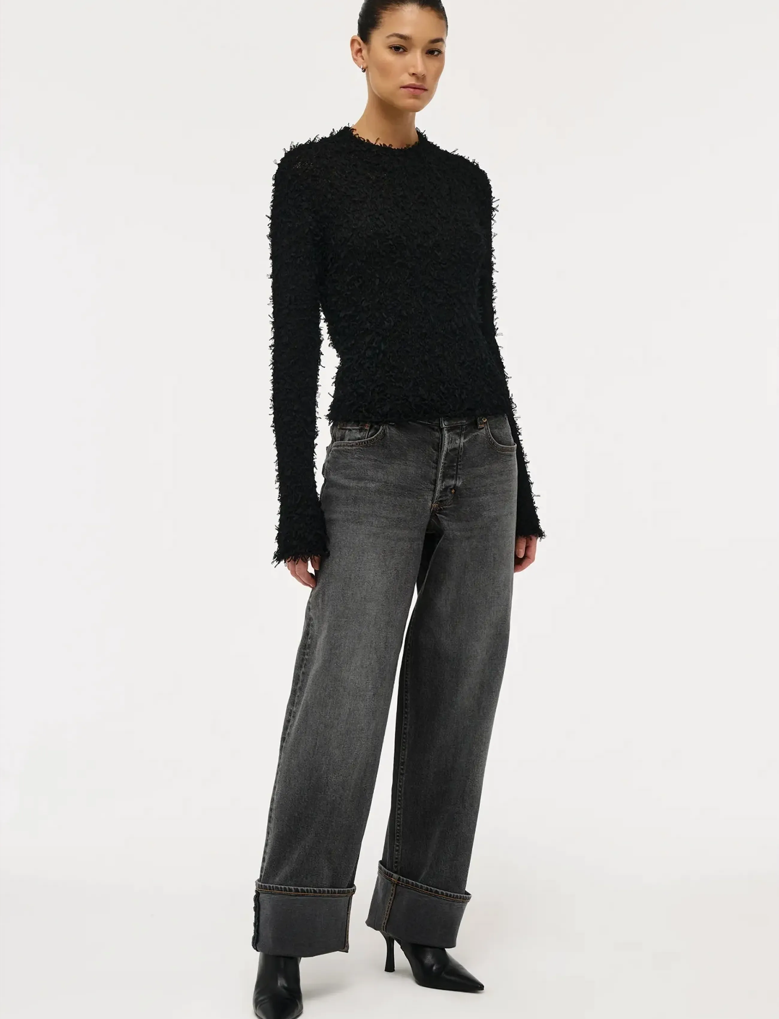 NEUW - NANCY BARREL NIGHT - barrel jeans - black - 3