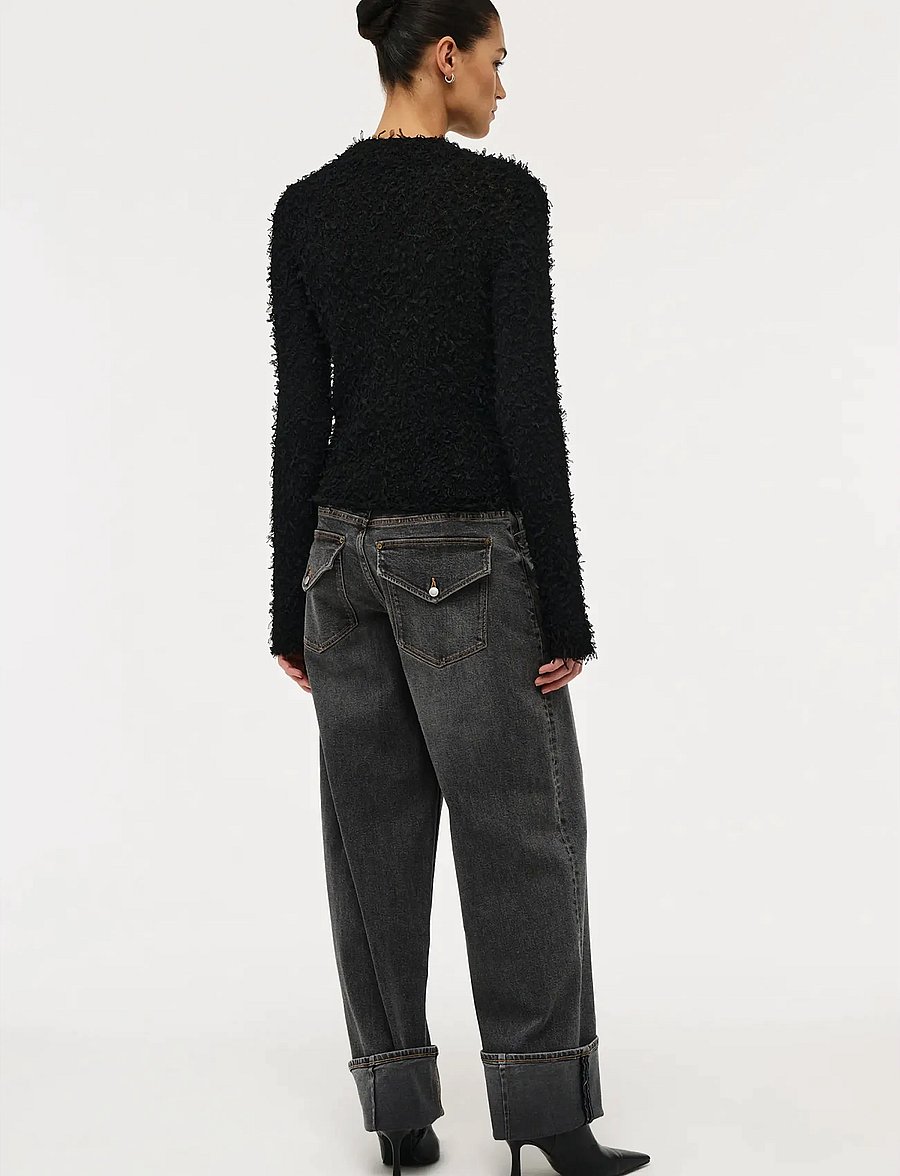 NEUW - NANCY BARREL NIGHT - barrel jeans - black - 4