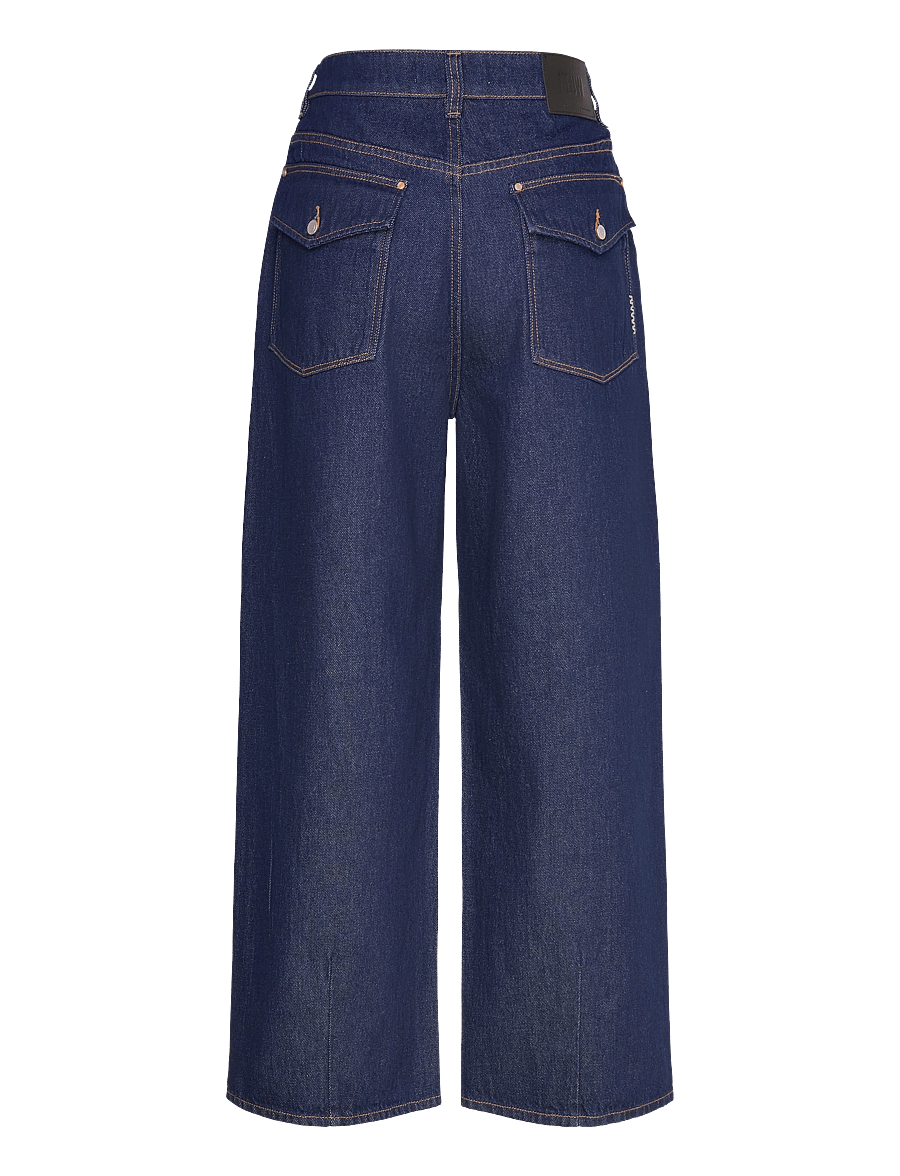 NEUW - YOKO BAGGY CRUDORINSE DENIM - hosen mit weitem bein - blue - 2