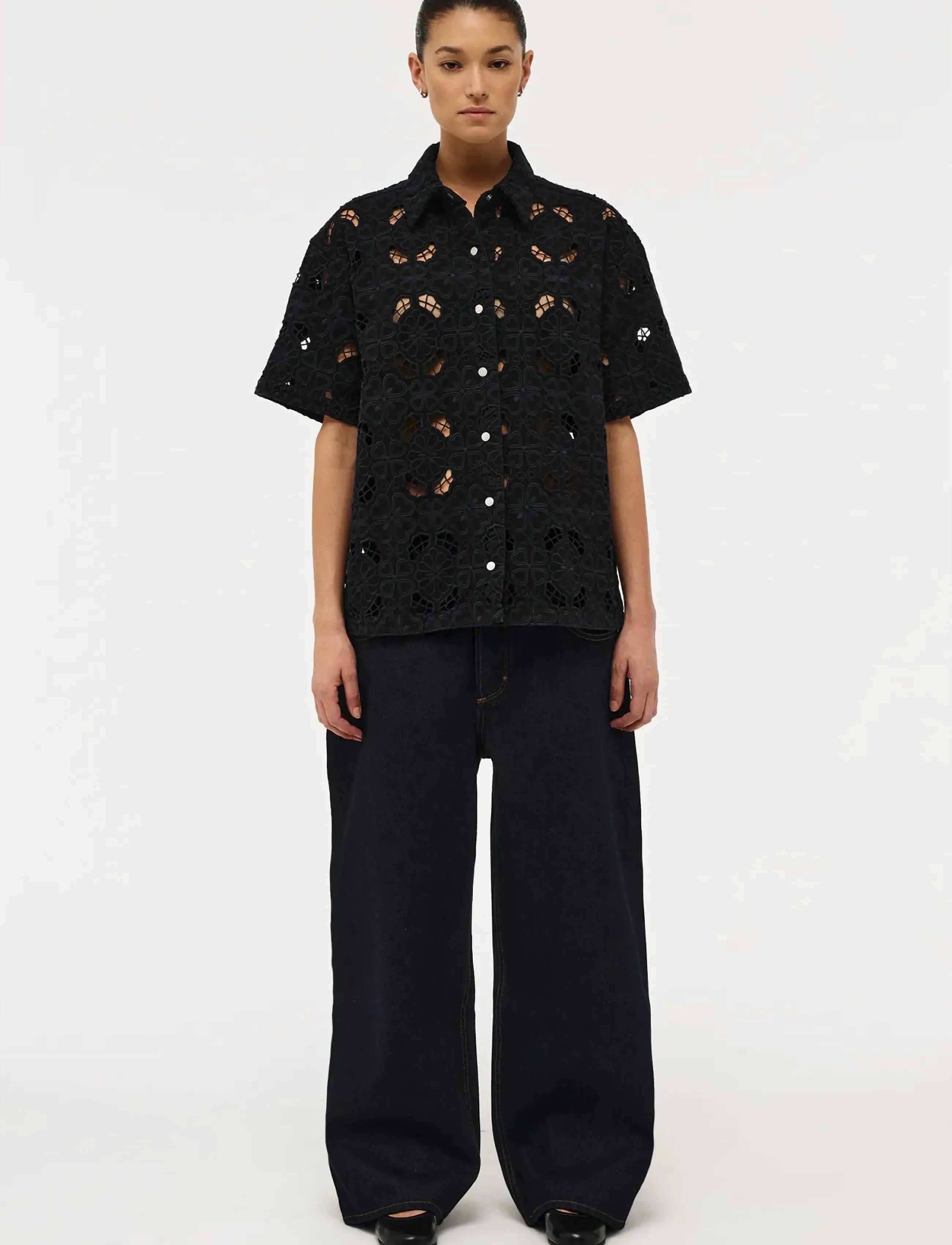 NEUW YOKO BAGGY CRUDORINSE DENIM - Transitional Layering - BLUE / navy