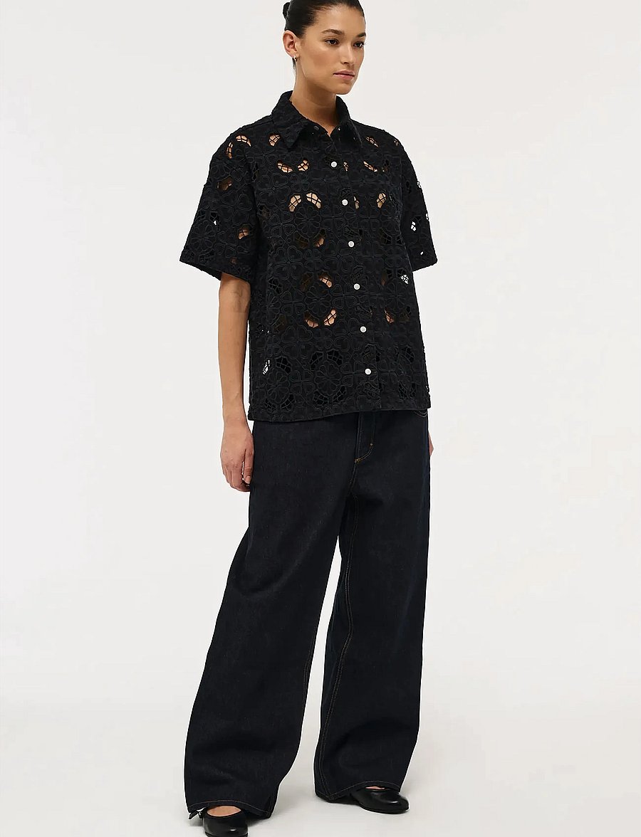 NEUW - YOKO BAGGY CRUDORINSE DENIM - hosen mit weitem bein - blue - 3