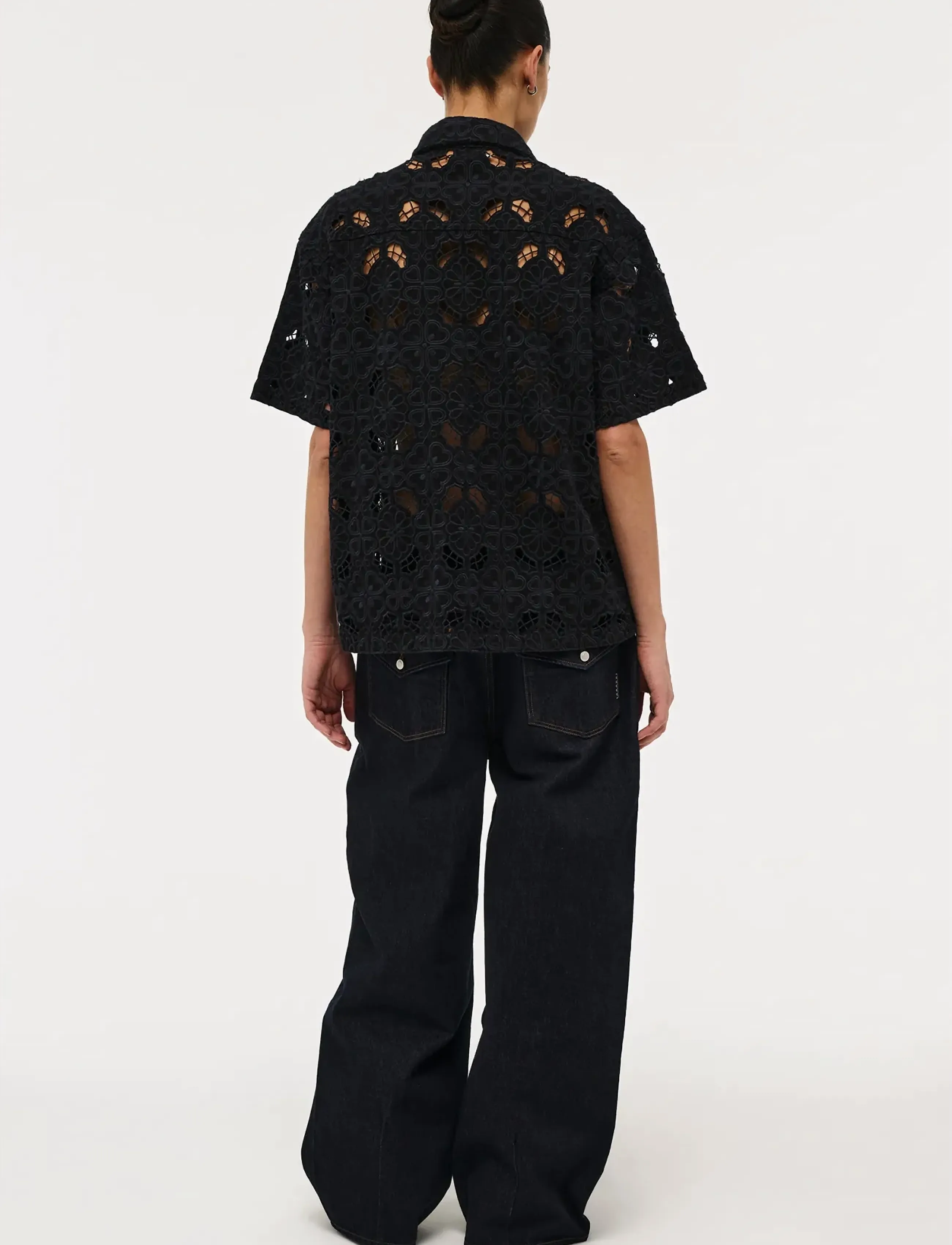 NEUW - YOKO BAGGY CRUDORINSE DENIM - brede jeans - blue - 4