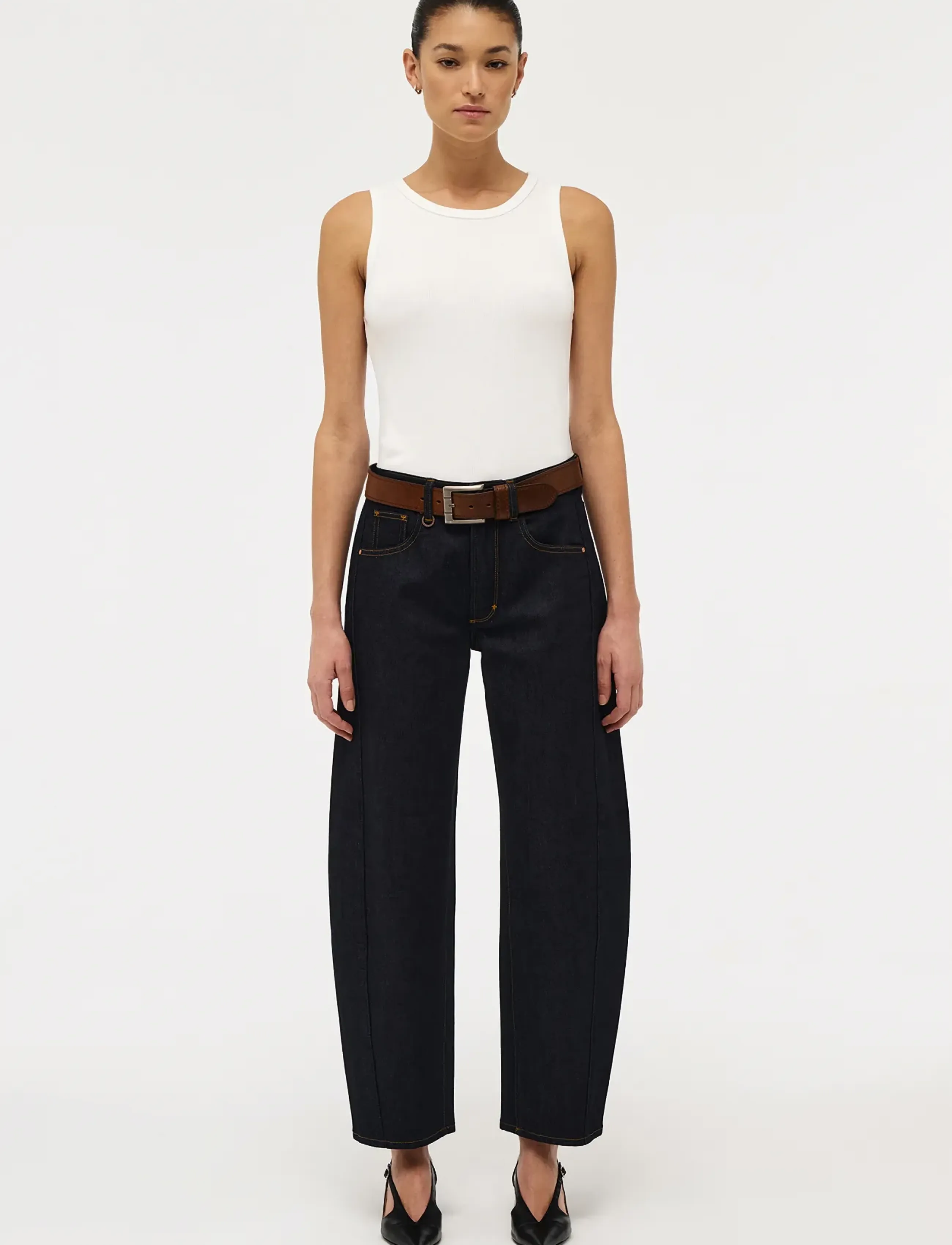 NEUW - AMBER BARREL RESONATE RINSE DENIM - barrel-teksad - blue - 0