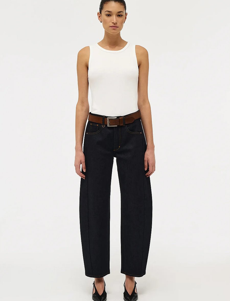 NEUW - AMBER BARREL RESONATE RINSE DENIM - barrel-teksad - blue - 0