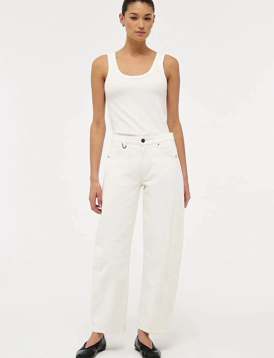 NEUW - AMBER BARREL FRESH WHITE WHITE - barrel jeans - white - 0