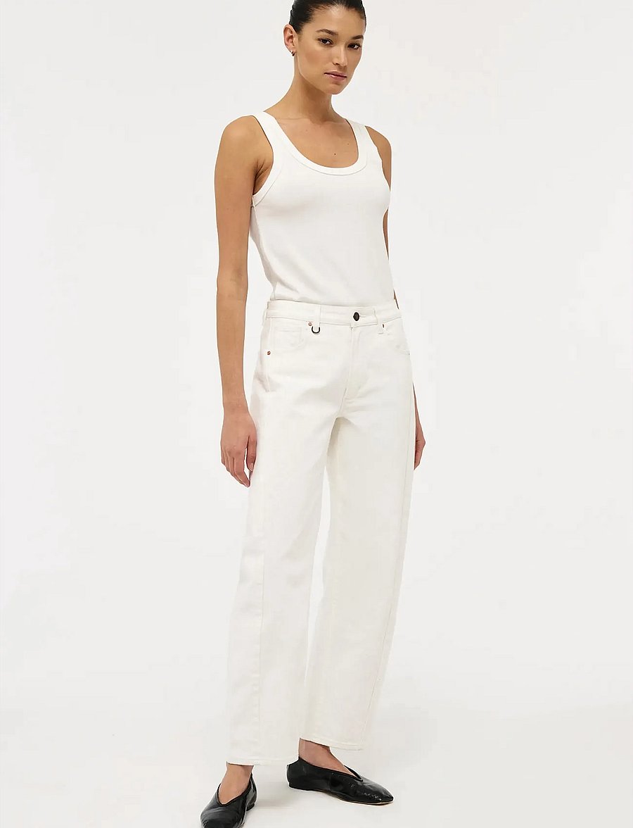 NEUW - AMBER BARREL FRESH WHITE WHITE - barrel jeans - white - 3