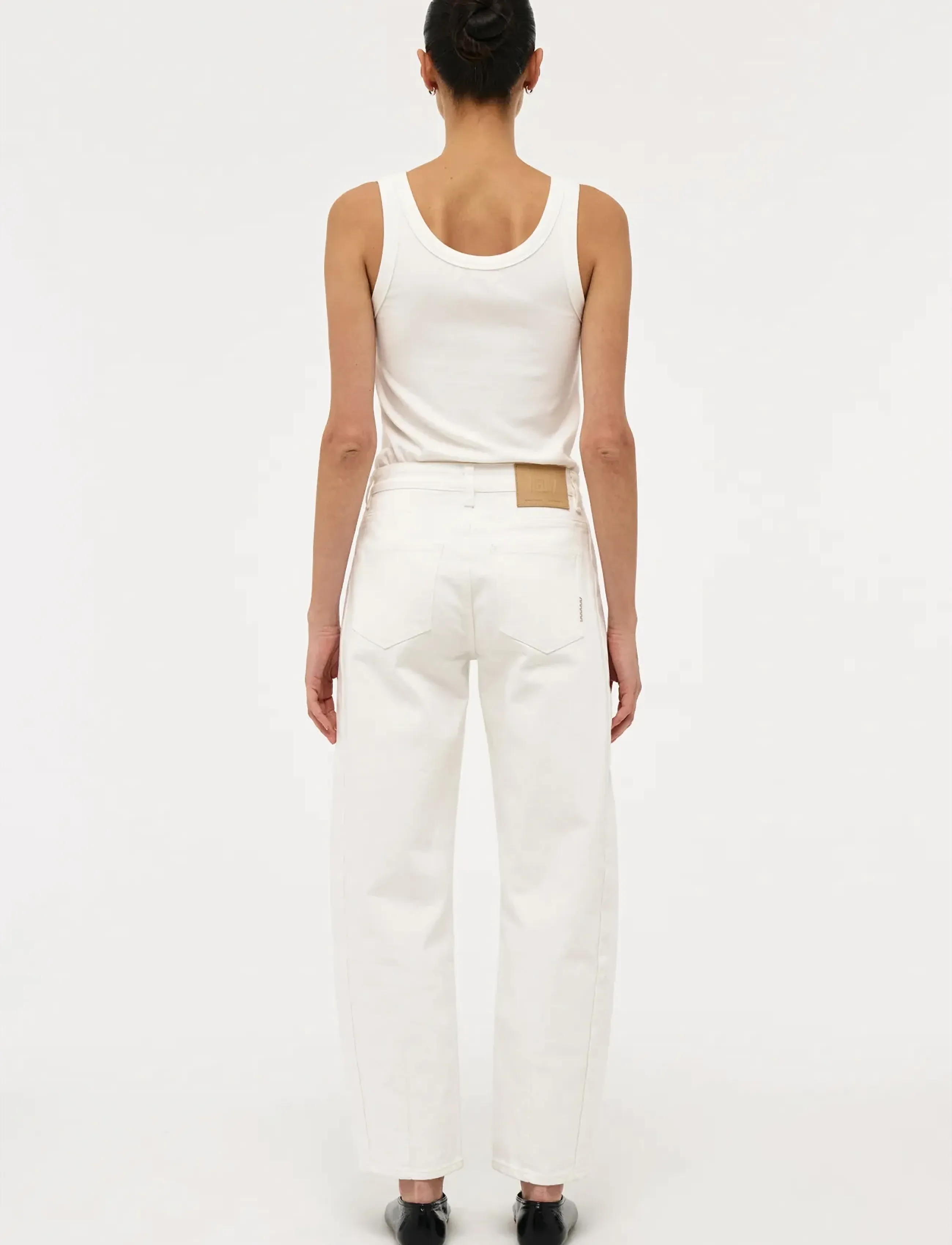 NEUW - AMBER BARREL FRESH WHITE WHITE - barrel jeans - white - 4