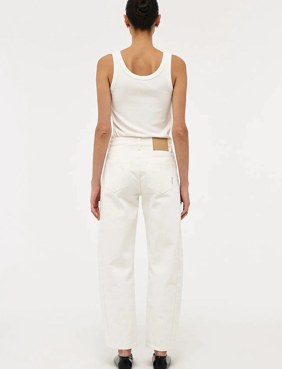 NEUW - AMBER BARREL FRESH WHITE WHITE - barrel jeans - white - 4