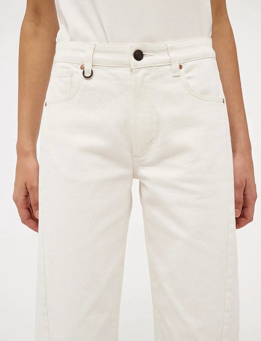 NEUW - AMBER BARREL FRESH WHITE WHITE - barrel jeans - white - 5