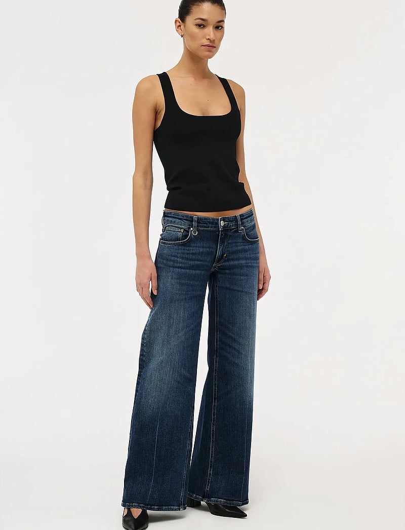 NEUW - EVA LOW MEMORIESMID VINTAGE INDIGO - brede jeans - blue - 3