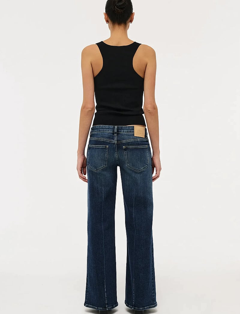 NEUW - EVA LOW MEMORIESMID VINTAGE INDIGO - brede jeans - blue - 4