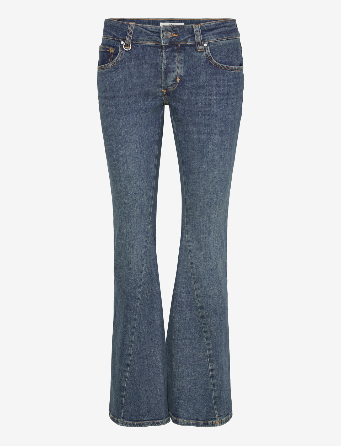 NEUW - HANNE BELL EVOKEMID VINTAGE INDIGO - utsvängda jeans - blue - 1