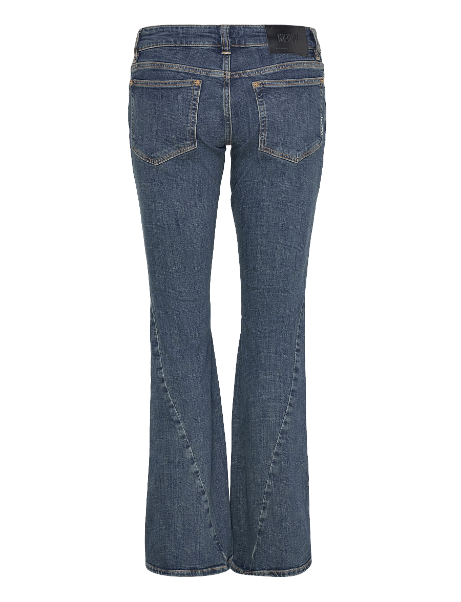NEUW - HANNE BELL EVOKEMID VINTAGE INDIGO - utsvängda jeans - blue - 2