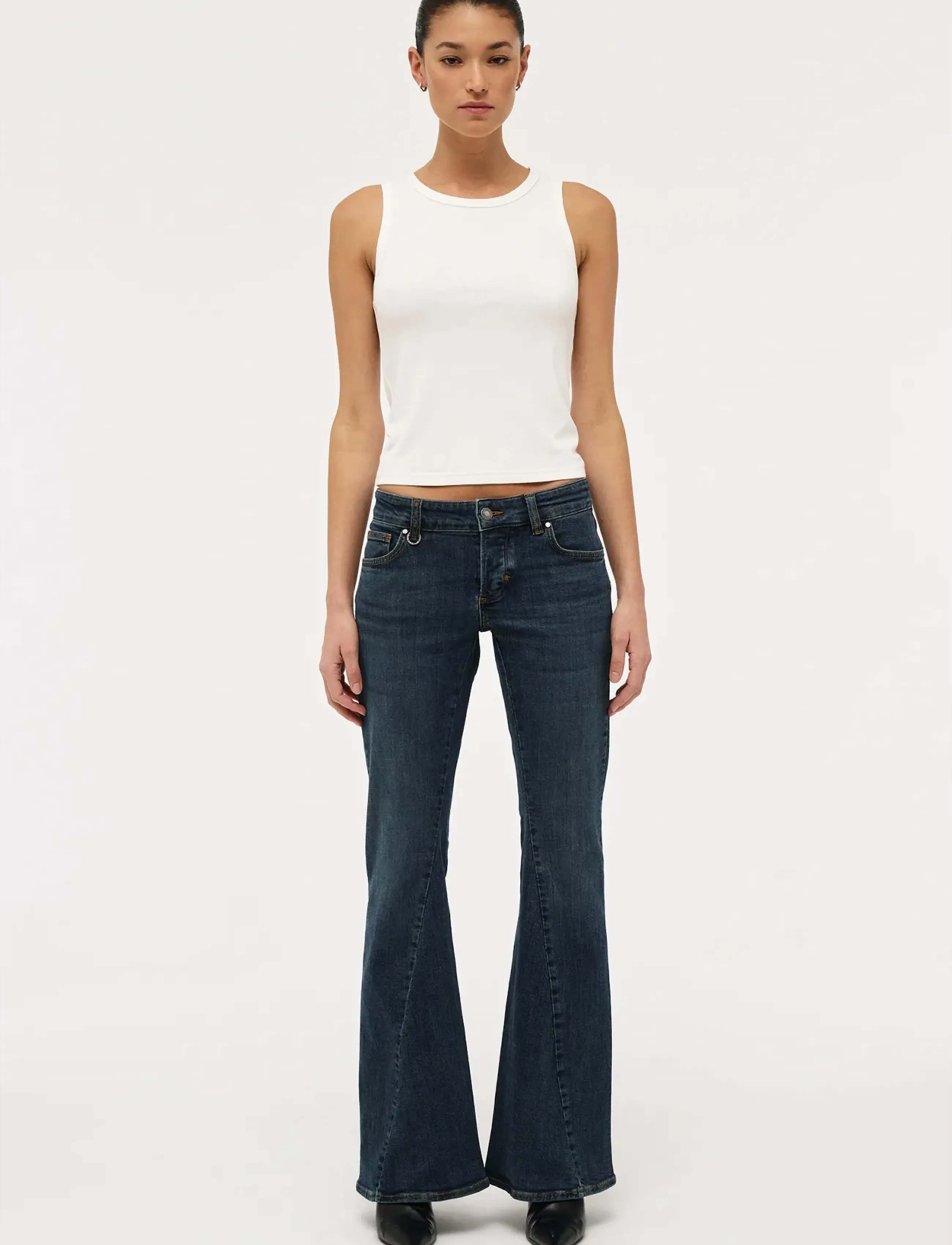 NEUW Hanne Bell Evokemid Vintage Indigo, 25 x 32, Blue, Jeans > Flares, Dame