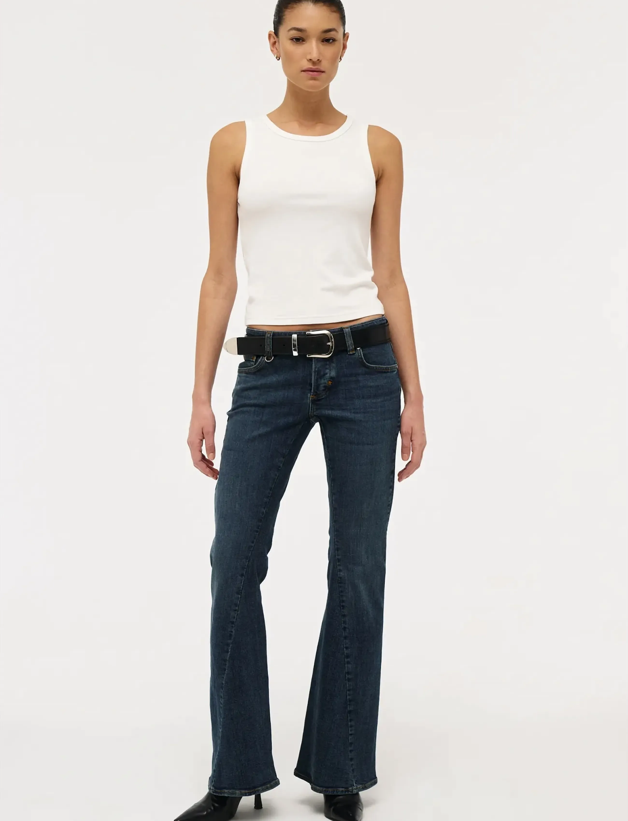 NEUW - HANNE BELL EVOKEMID VINTAGE INDIGO - flared jeans - blue - 3
