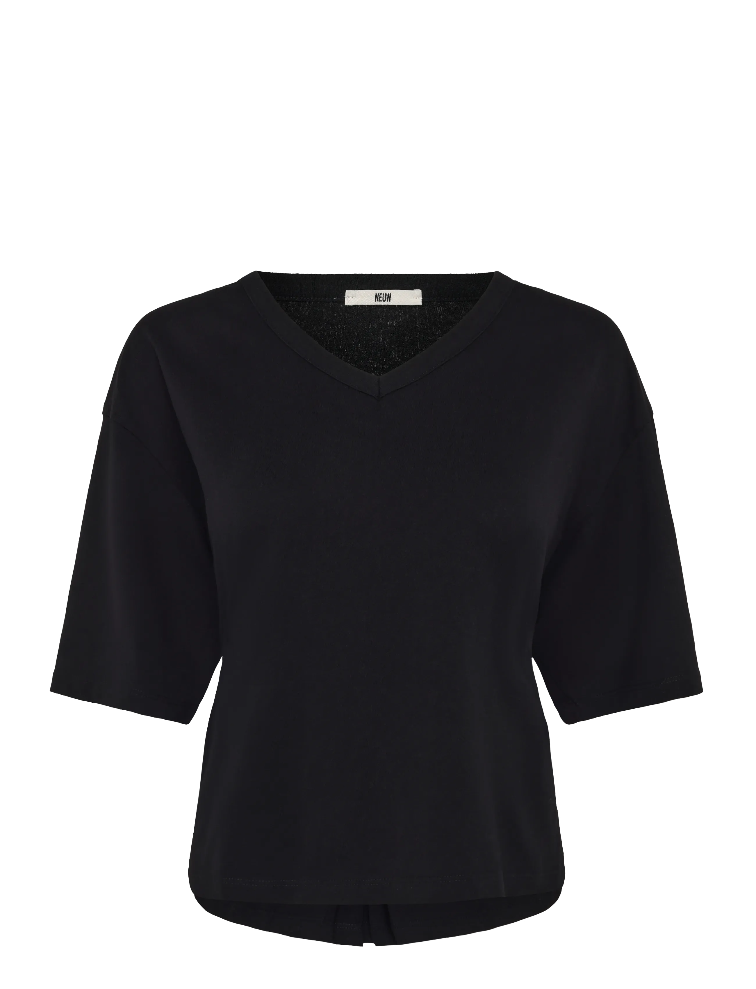 NEUW - BREE TEE BLACK - t-shirts - black - 1