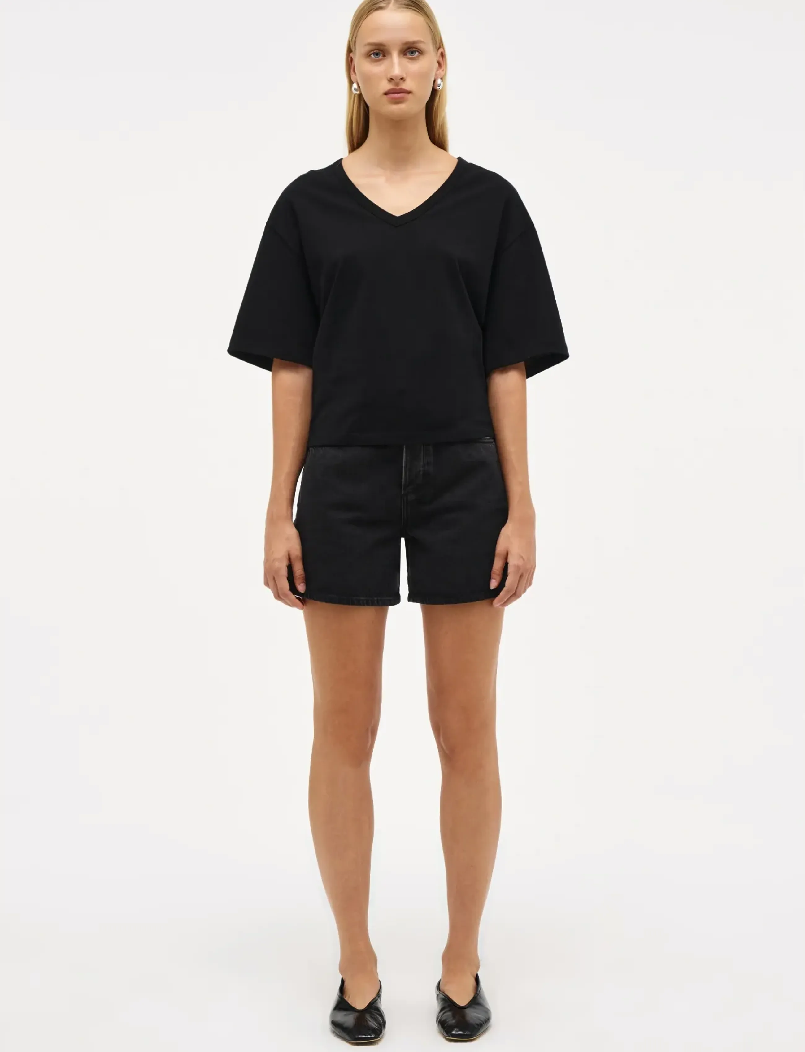 NEUW Bree Tee Black, XS, T-shirts & Oberteile, Schwarz - Short-sleeved, Frauen