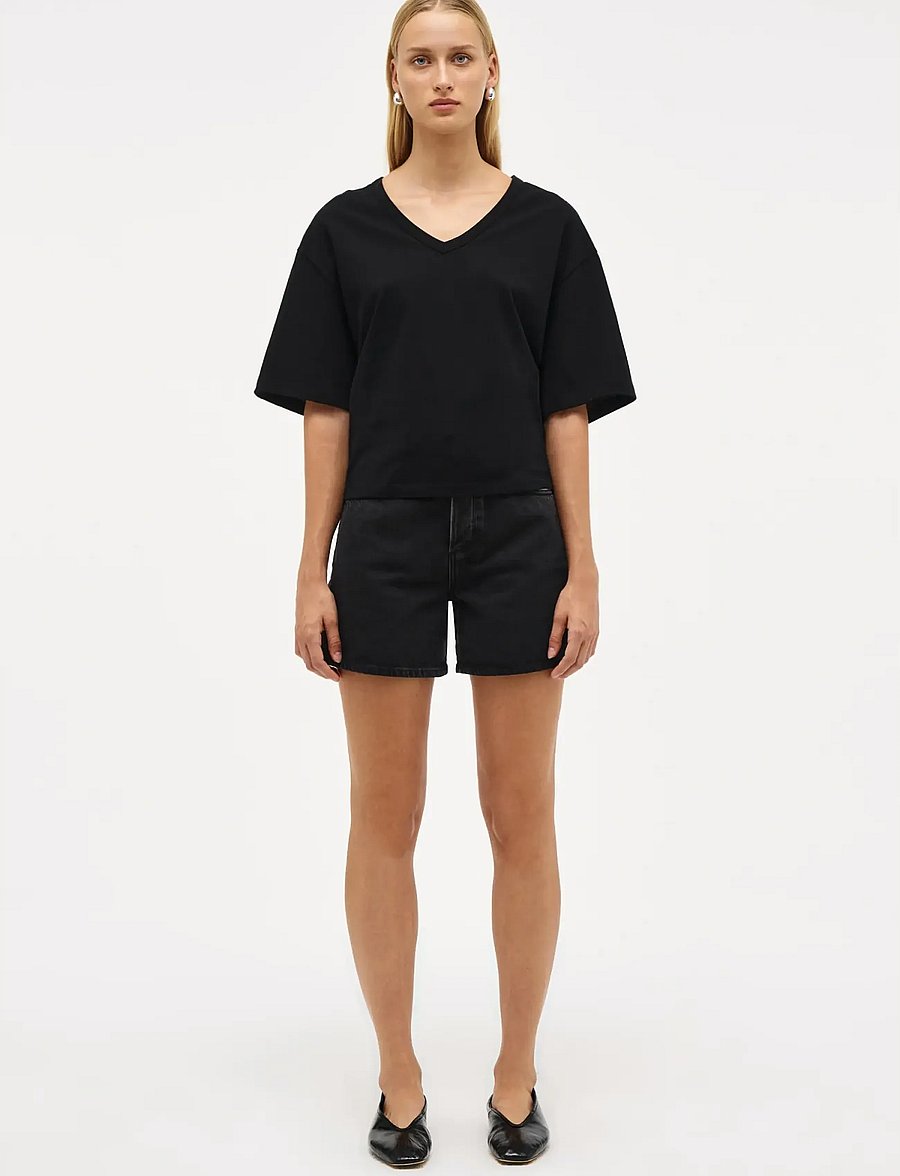 NEUW - BREE TEE BLACK - t-shirts - black - 0