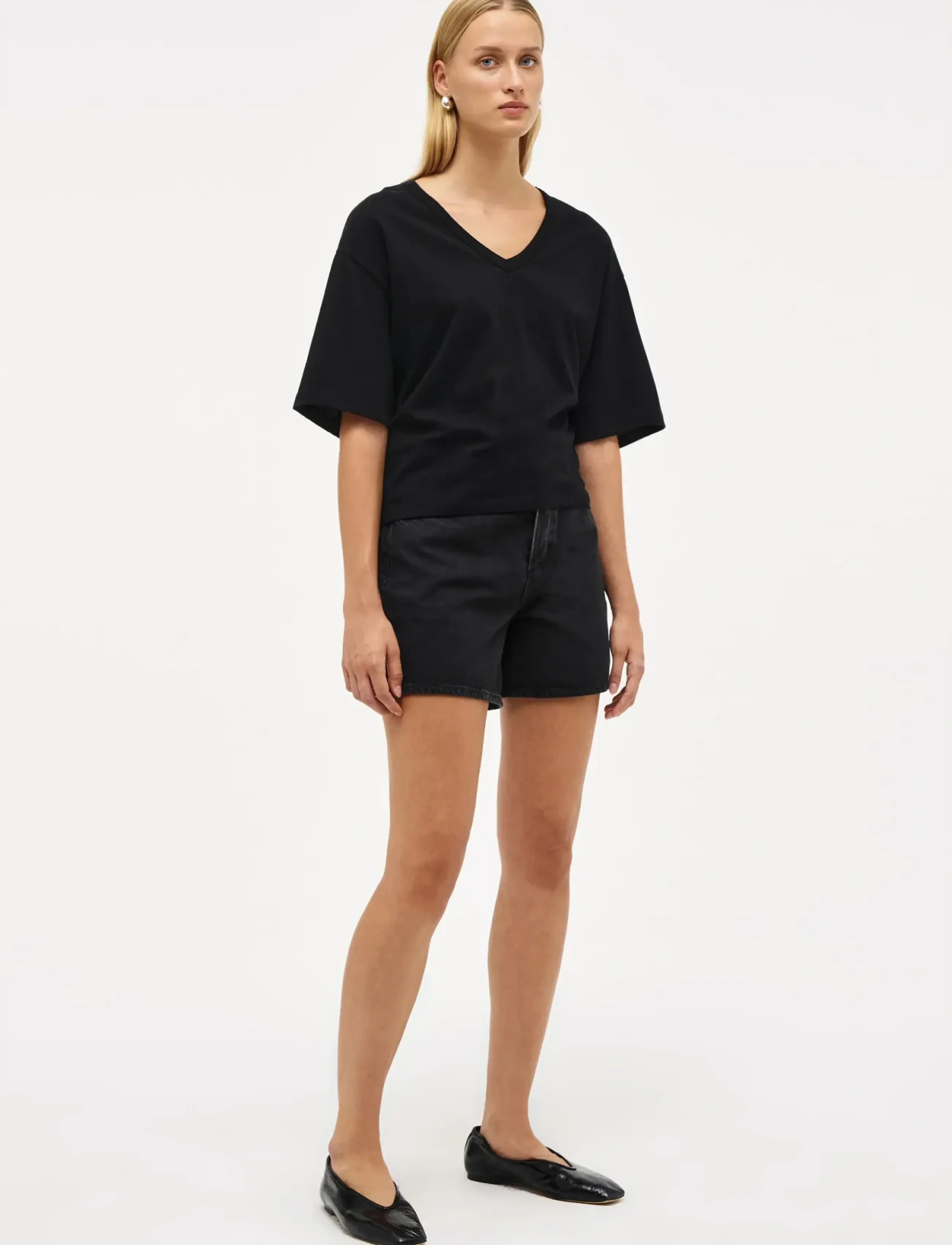 NEUW - BREE TEE BLACK - t-shirts - black - 4