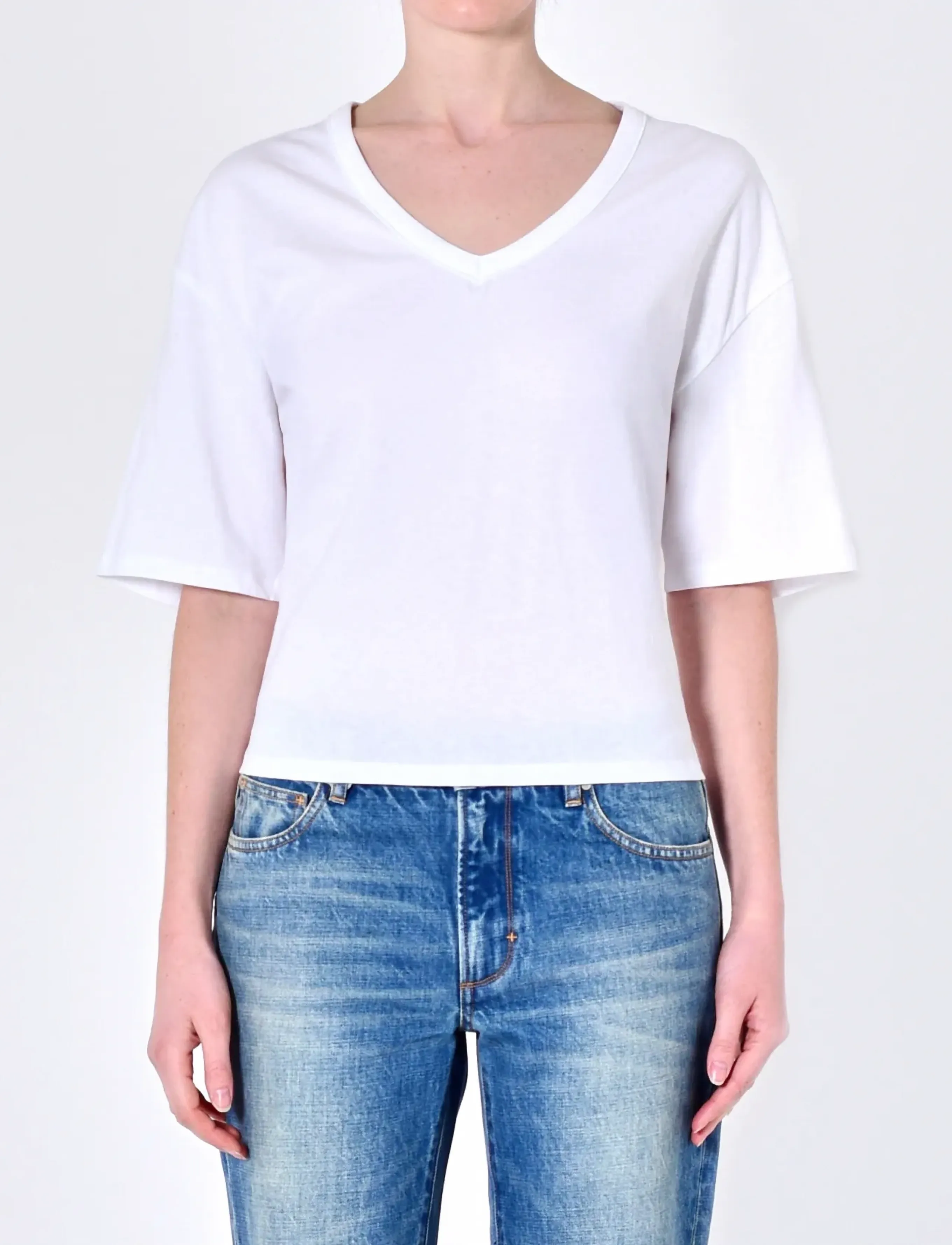 NEUW Bree Tee Black, M, T-shirts & Oberteile, Weiß - Short-sleeved, Frauen